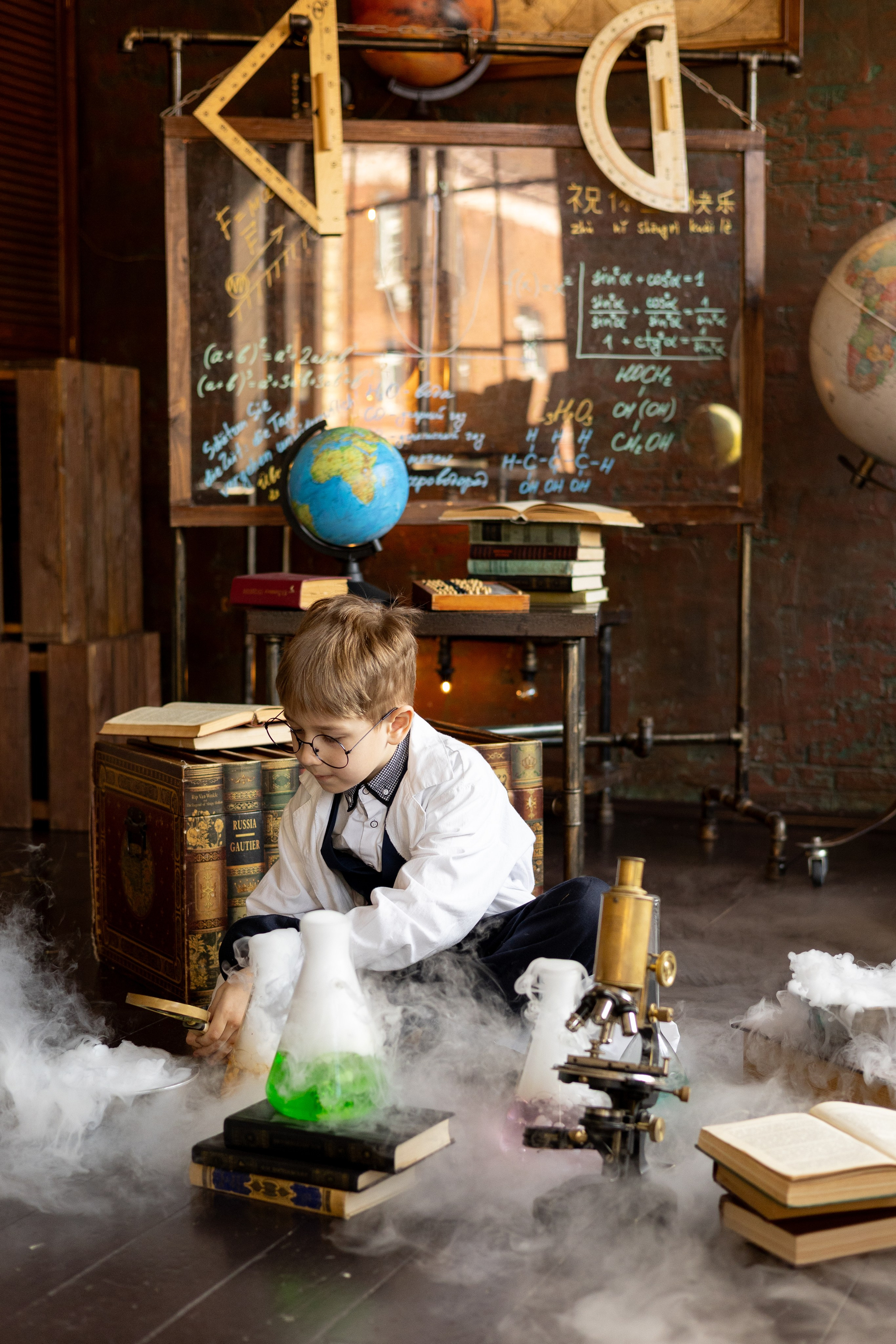 Фотосессия в лаборатории. Семейный фотограф в Москве Марина Петра