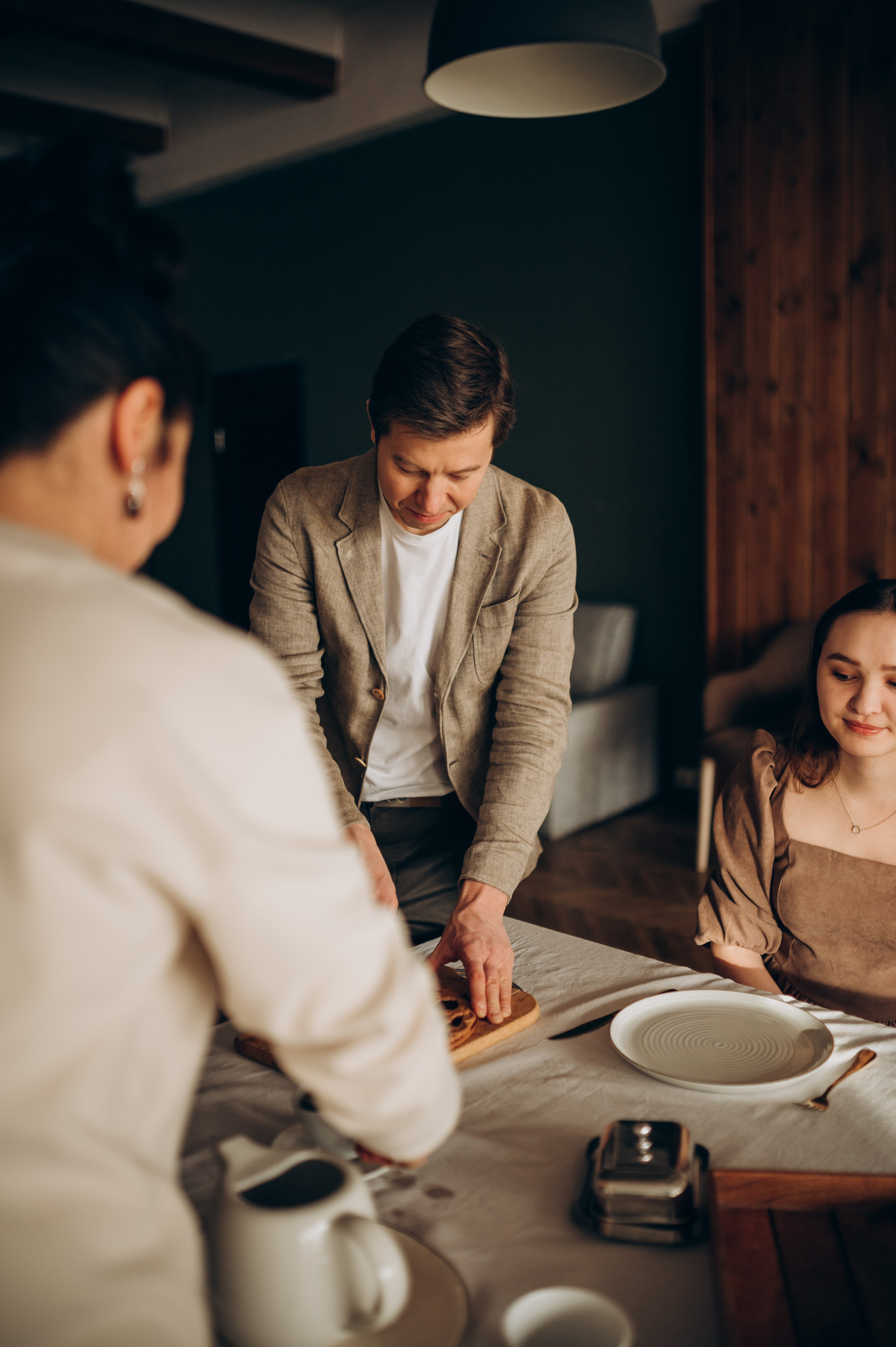 Уютная семейная съёмка в студии. Семейный фотограф в Домодедово и Москве Елена Пичугина