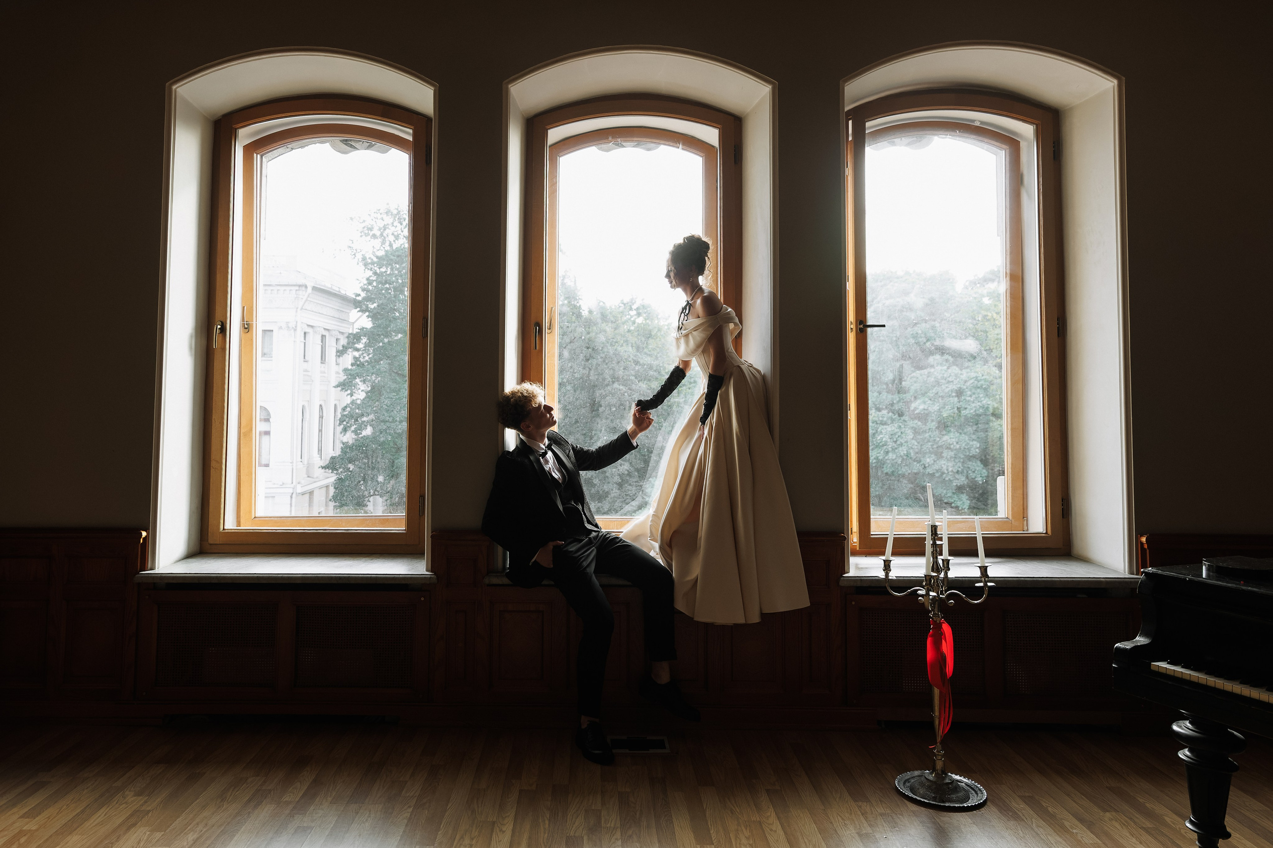 Свадебная фотосессия в студии. Свадебный и портретный фотограф в Санкт-Петербурге Анна Демьянова