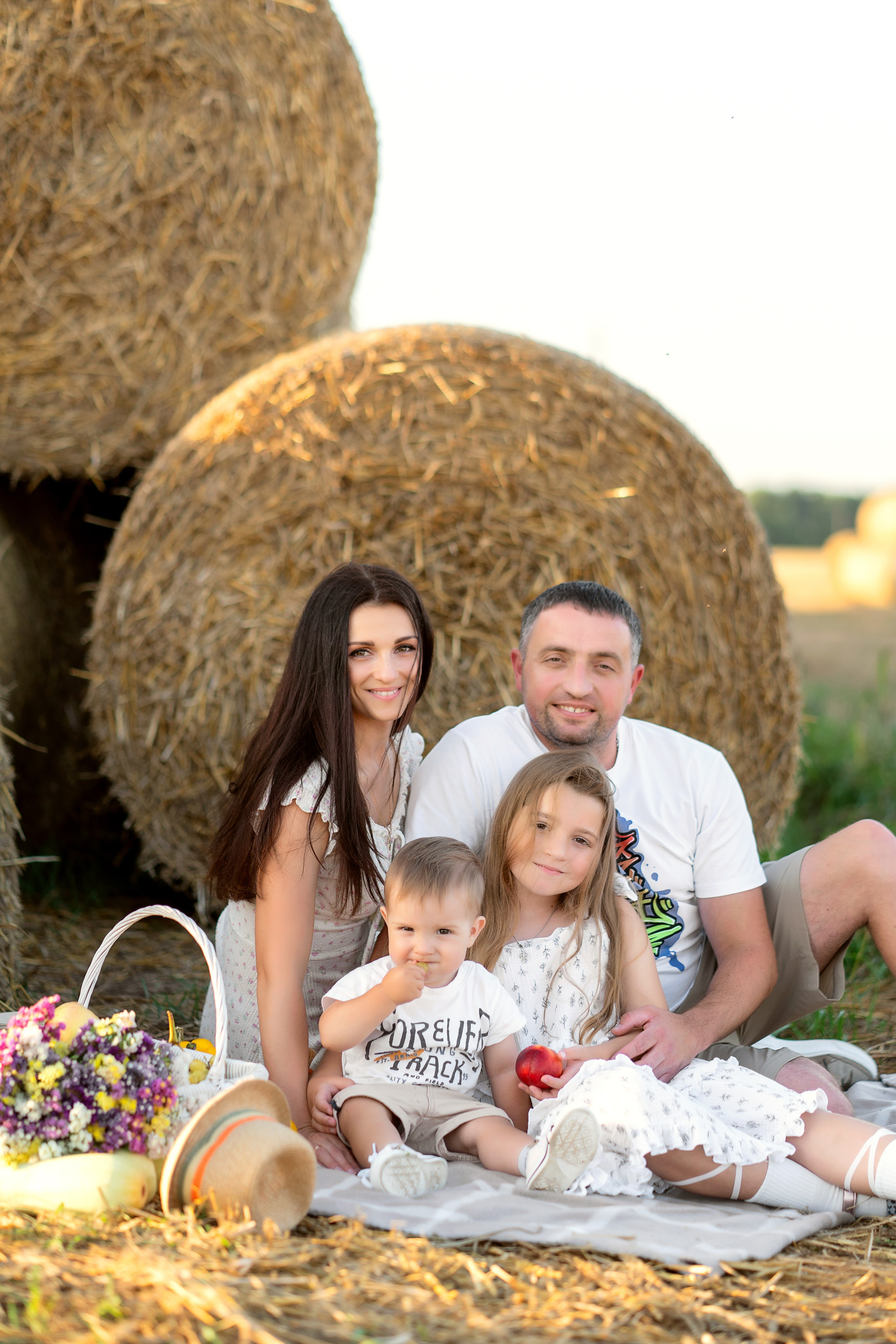 Пикник в поле. Семейный и свадебный фотограф Минск, Беларусь Анна Орловская