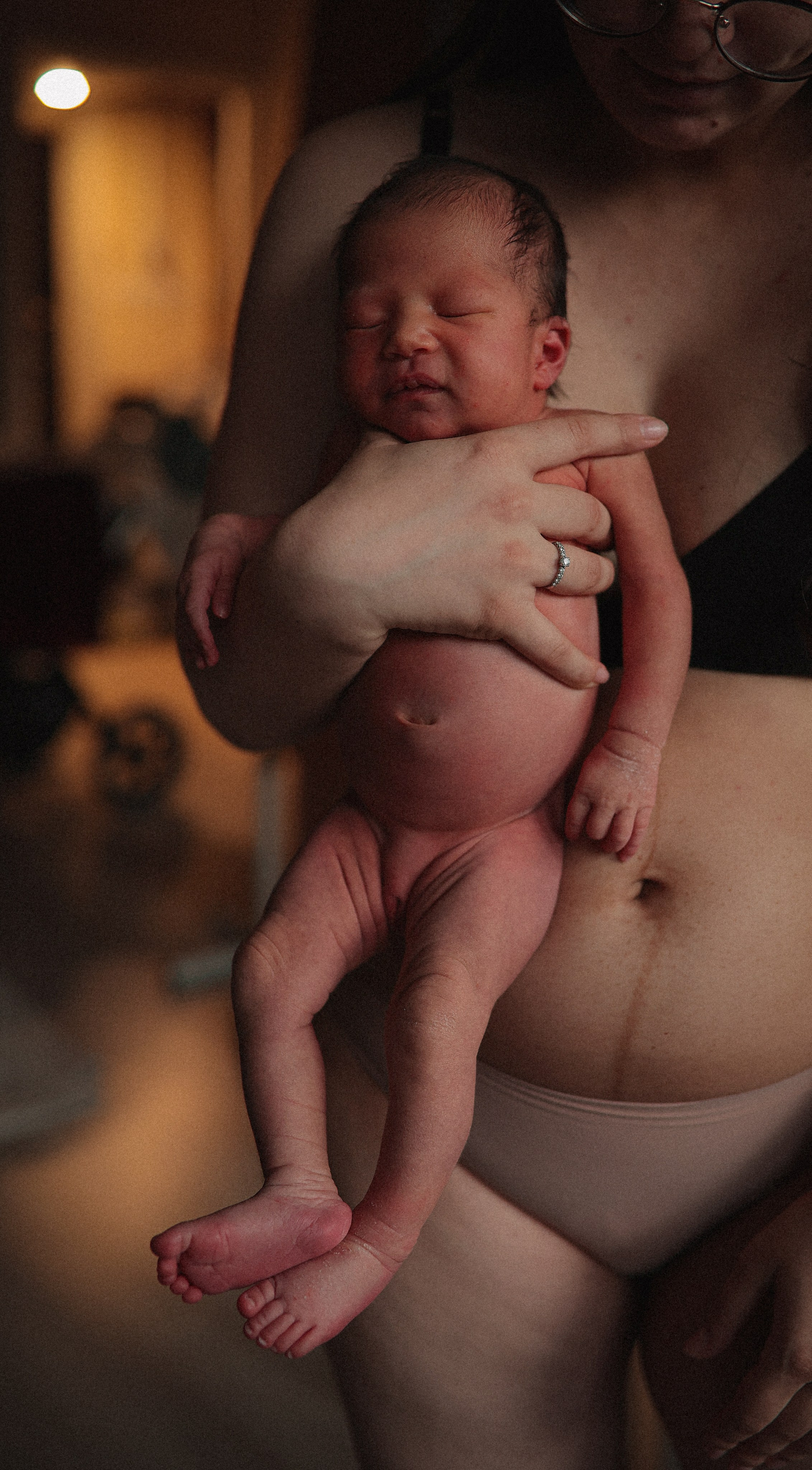 Первая фотосессия новорождённой Ники. Семейный фотограф в Москве и Люберцах Юлия Гуськова