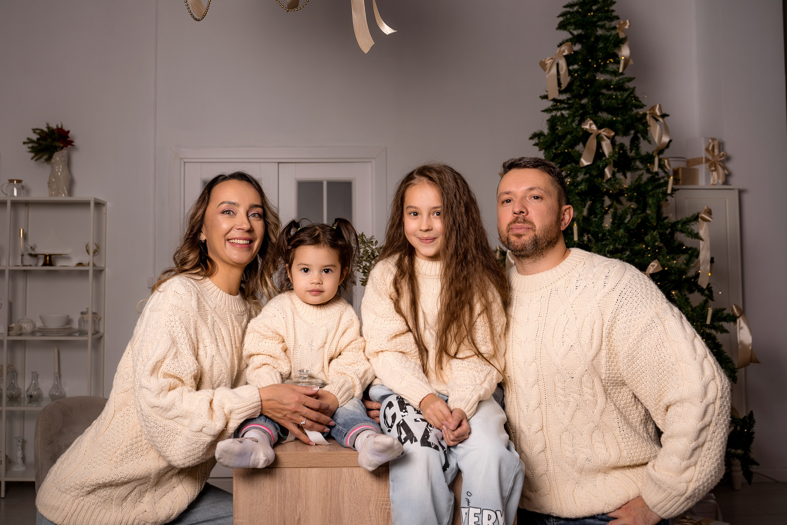 Комплекты Family look. Фотостудия Малина в городе Улан-Удэ. Фотограф Ирина Жарникова