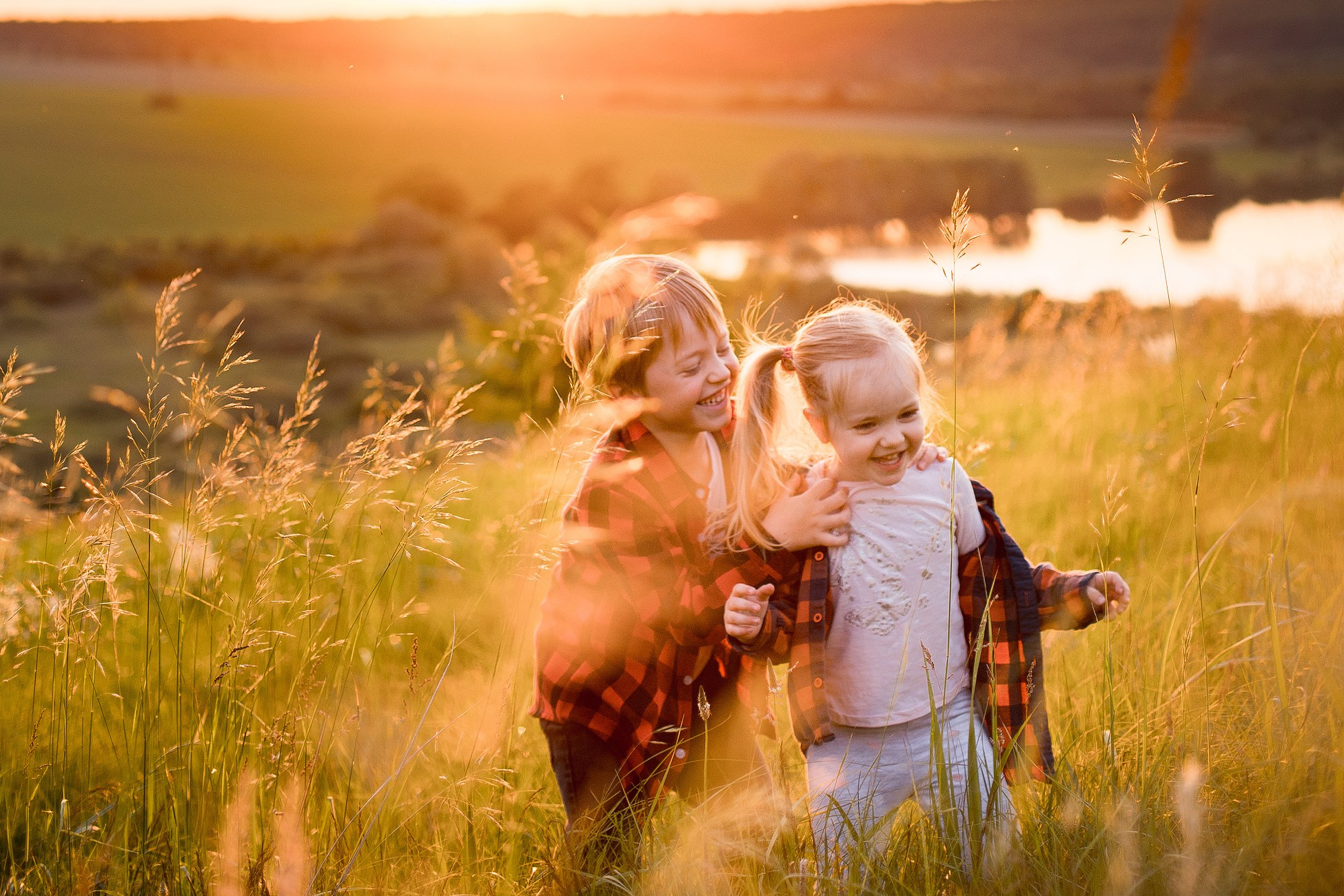 На закате. Семейный фотограф в Пензе Мария Левина