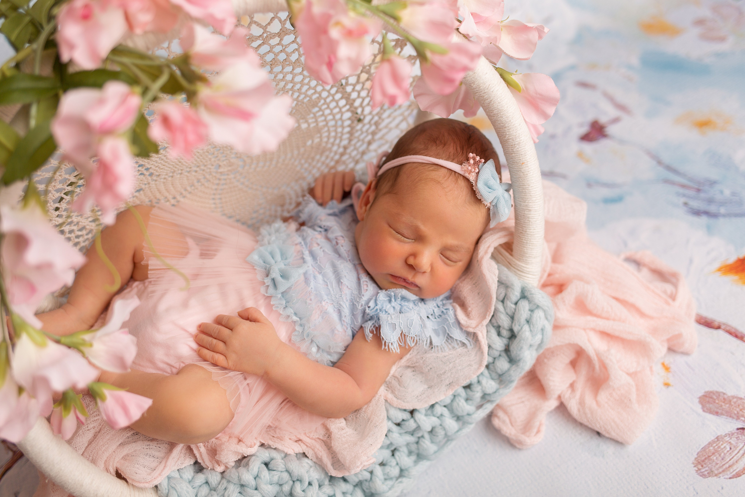 Ньюборн девочки. Фотограф новорожденных, семейный, детский фотограф в Москве и Московской области