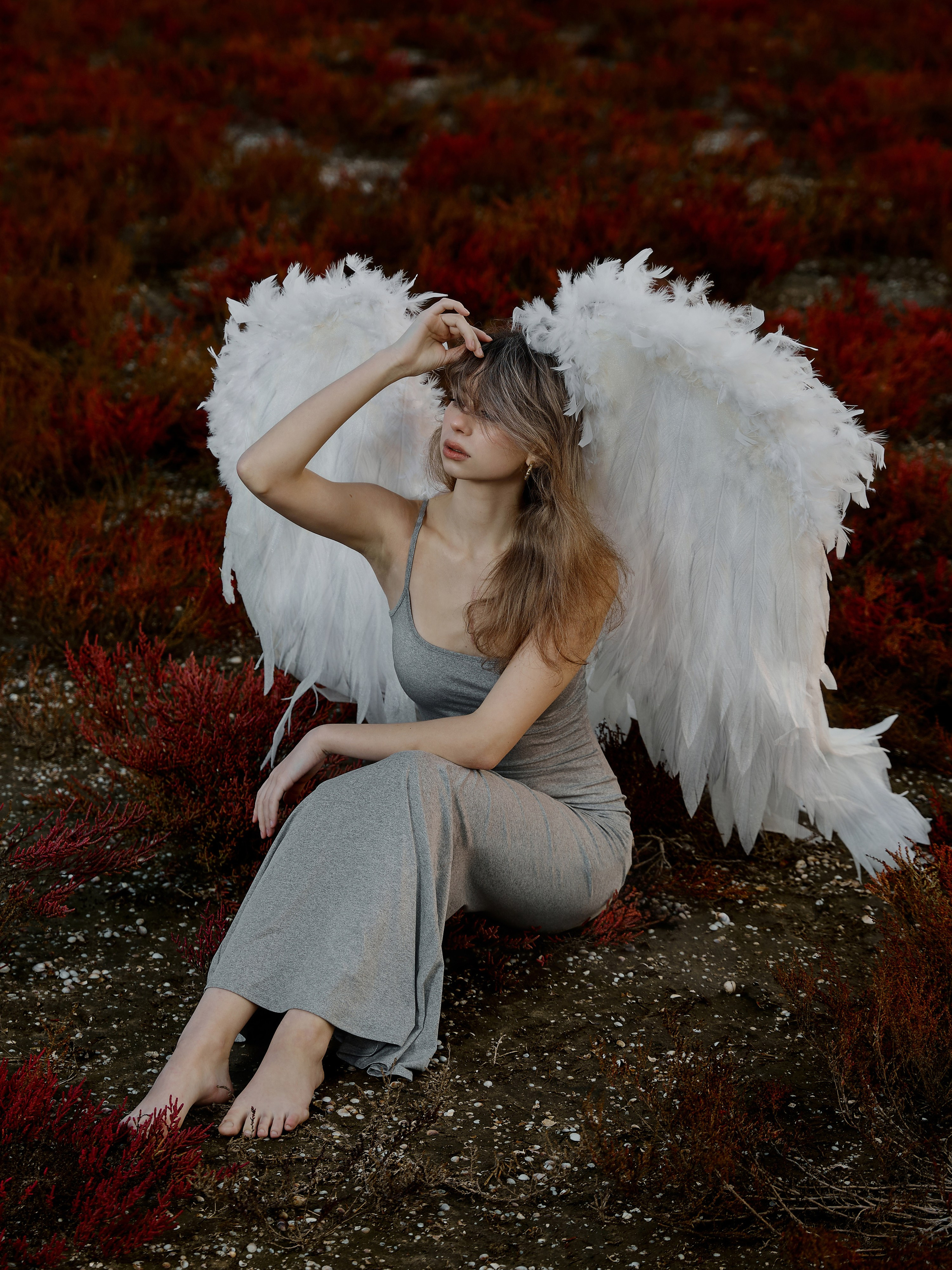 Фотосессия для Лизы в образе ангела