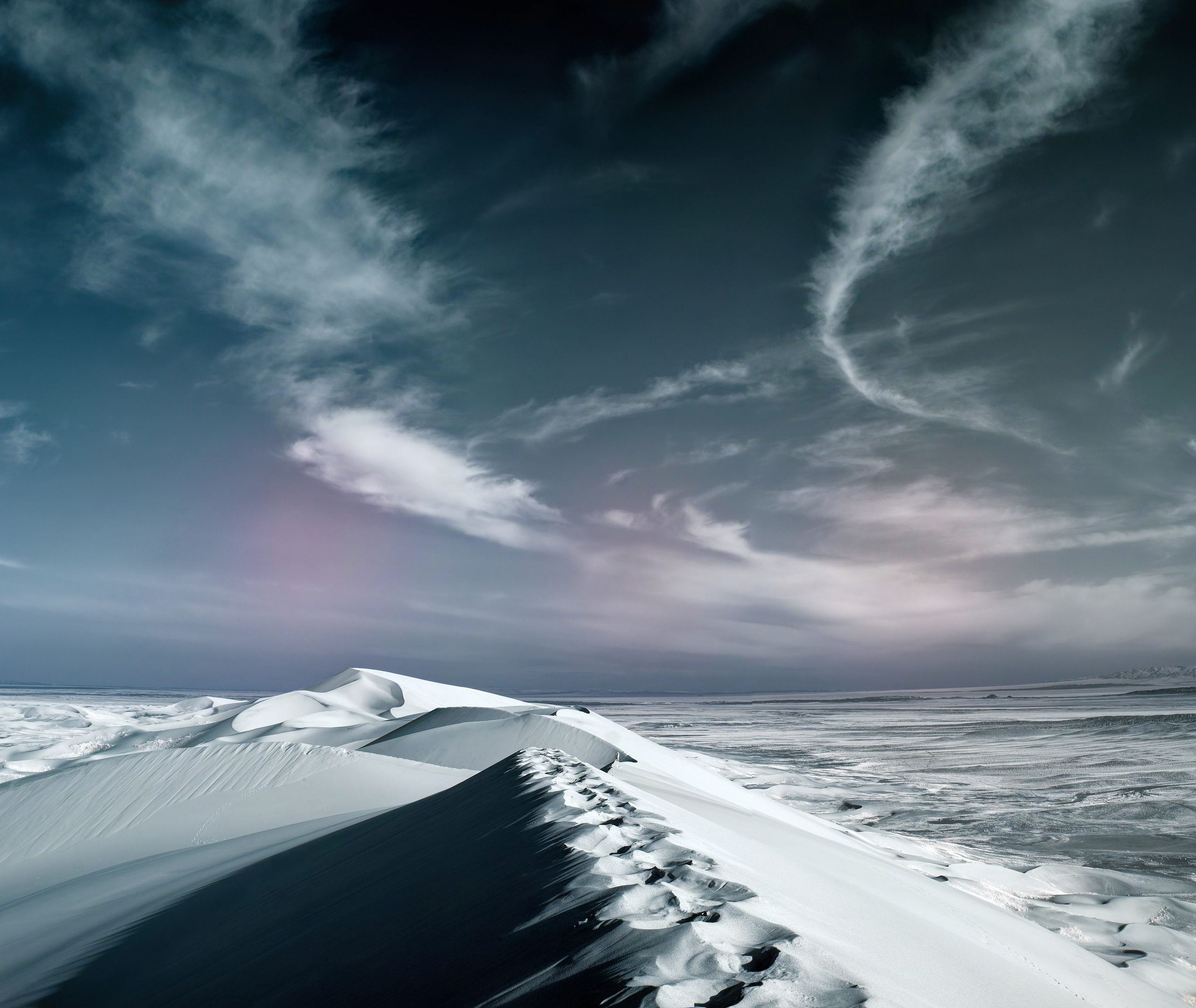 Песчаная дюна Хонгорын Элс в ИК диапазоне