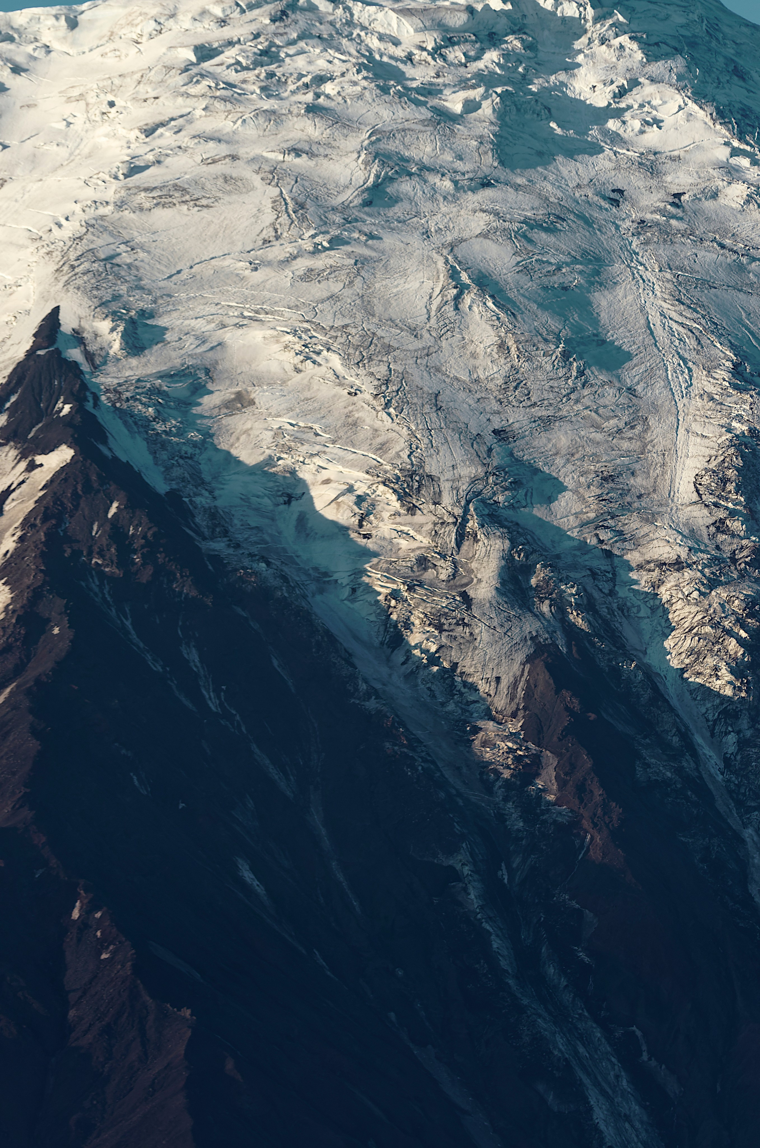 Камчатка, ледники на Толбачике