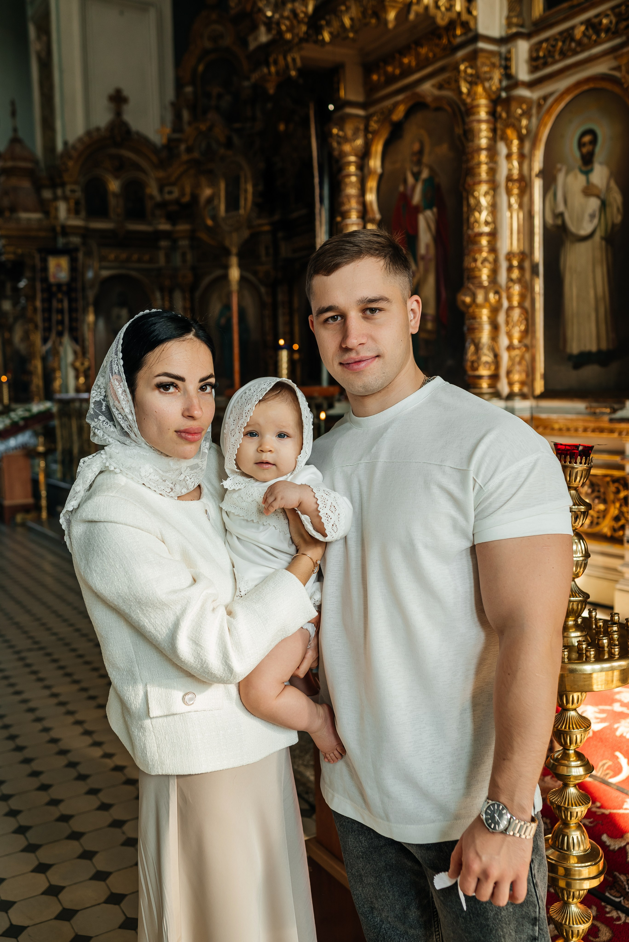 Крещение в Храме Успения Пресвятой Богородицы Гундоровский. Фотограф в Каменске-Шахтинском и парке Лога Ольга Сагал