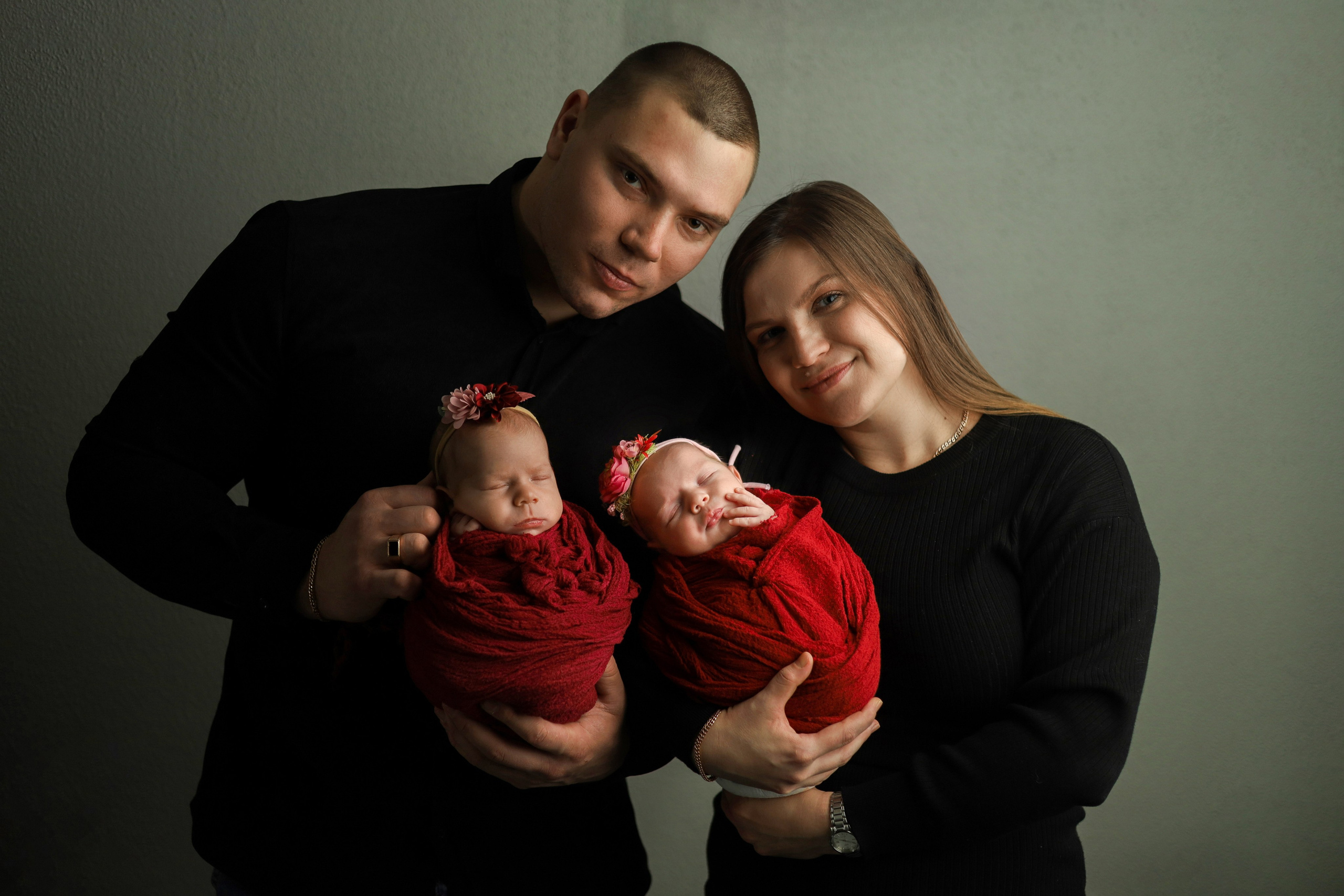 Двойни. Фотограф новорожденных Саратов