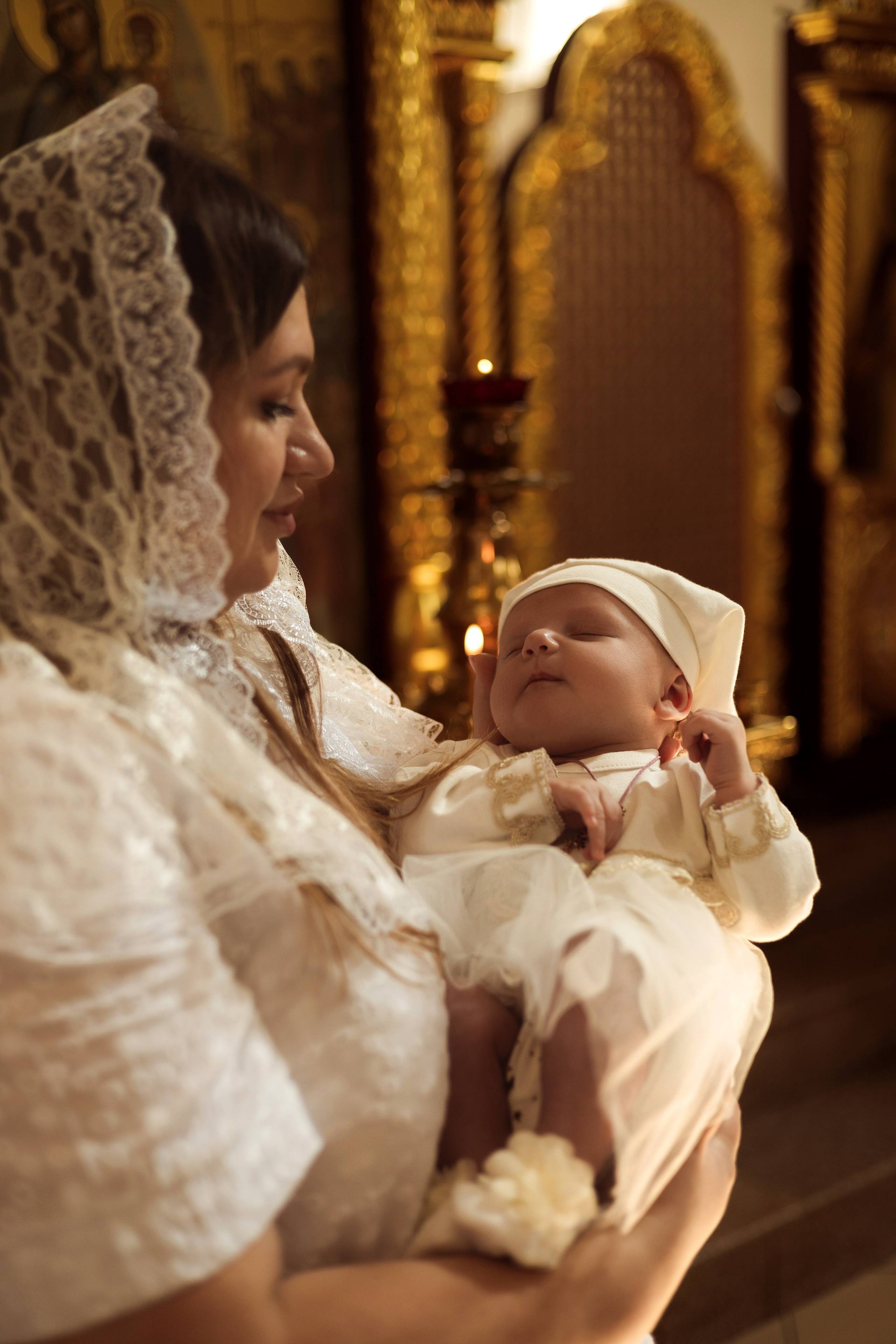 Таинство крещения. Фотограф новорожденных Саратов