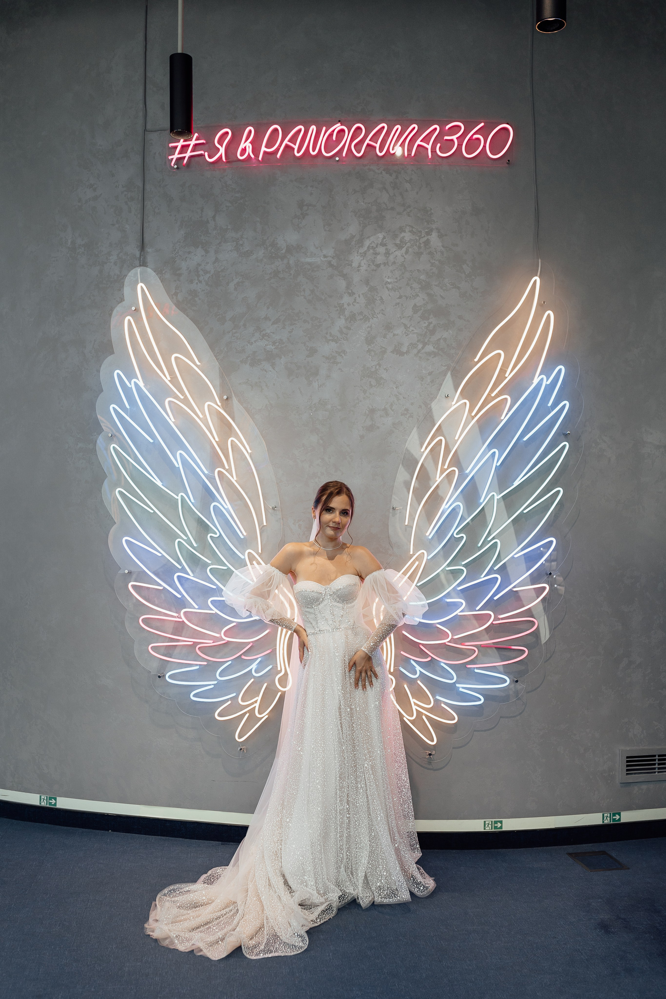 Свадебная фотосессия Москва Сити Башня Федерация Панорама 360