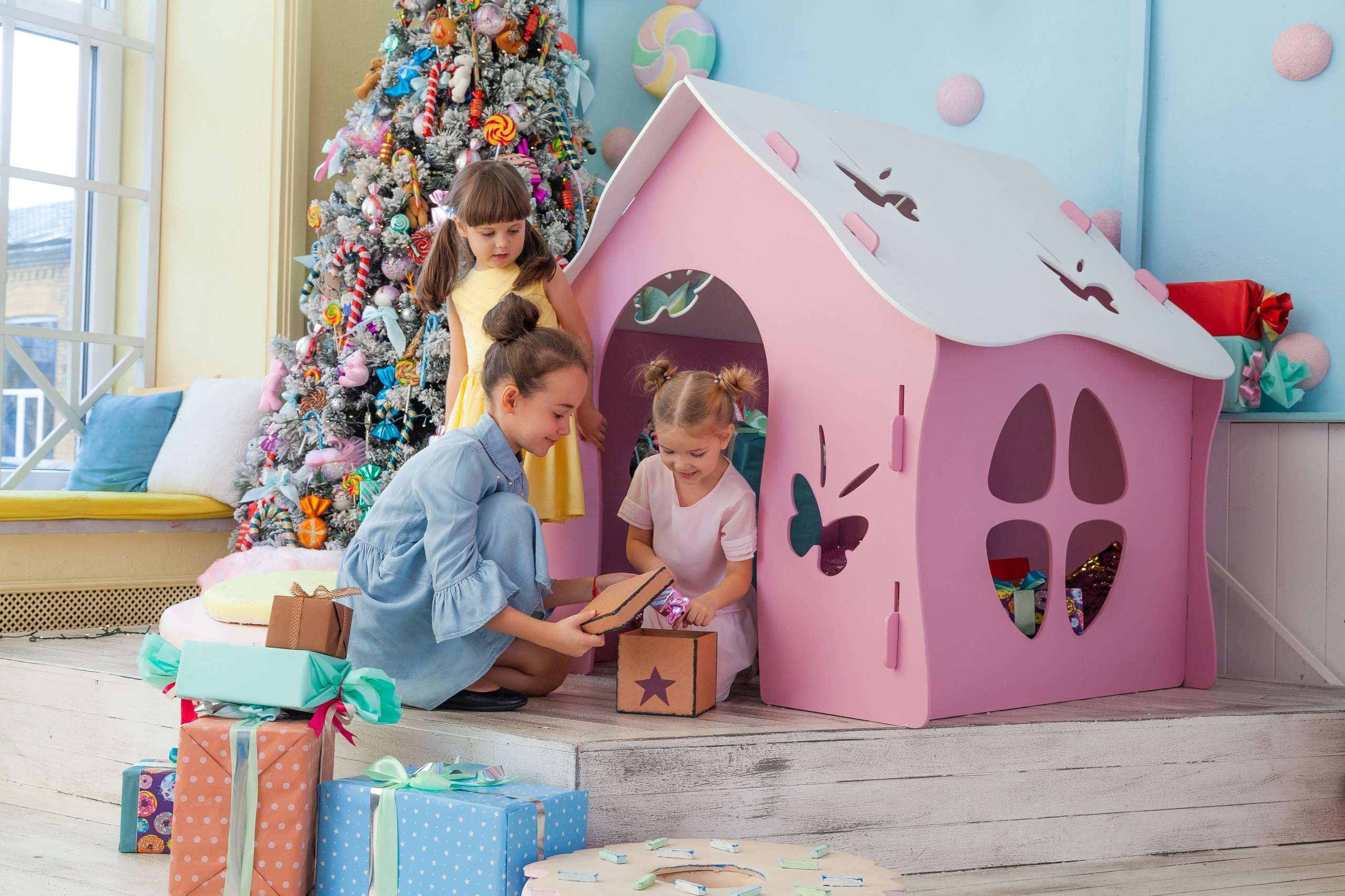 имиджевая фотосъемка детских домиков