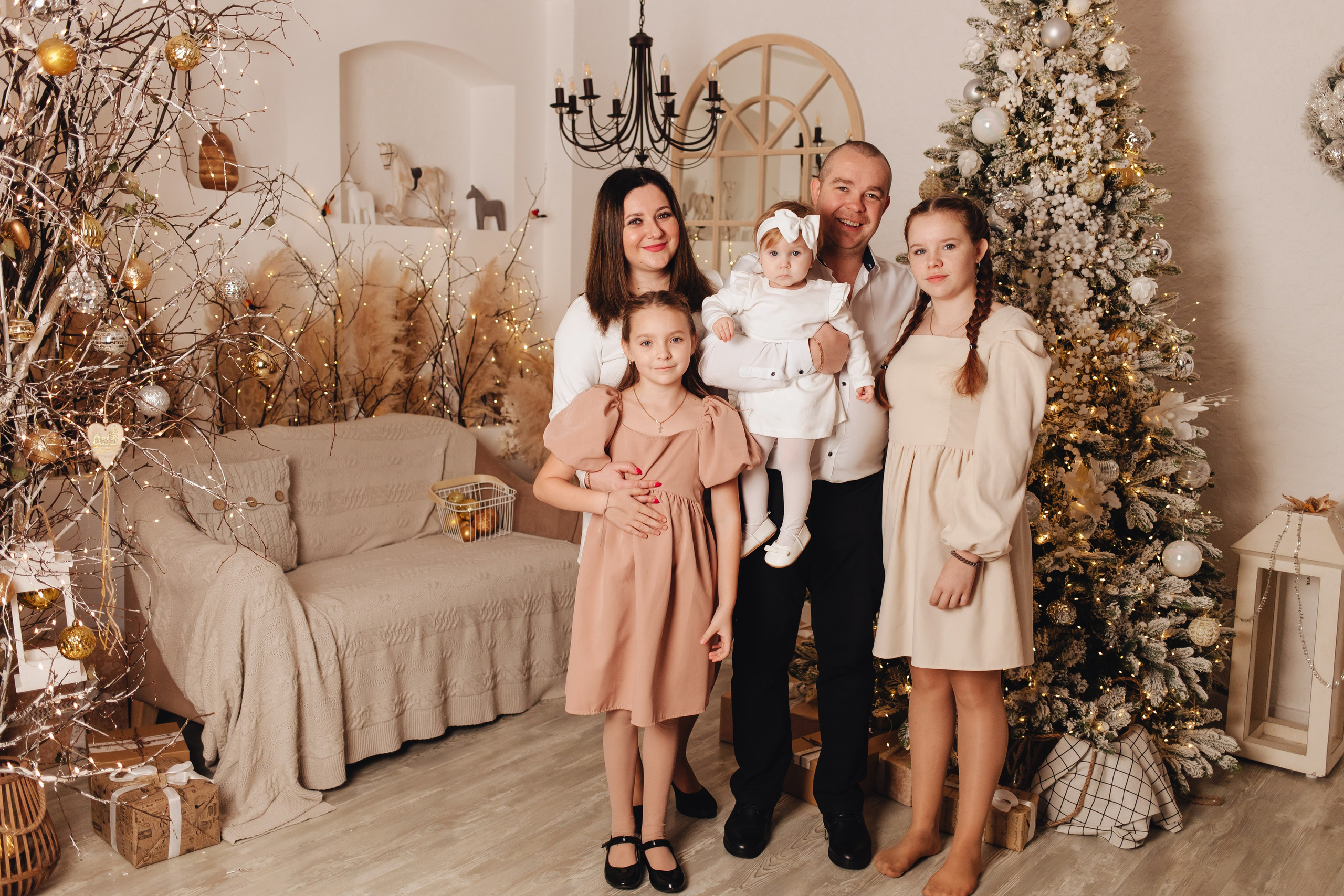 Семейная новогодняя фотосессия. Фотограф Елена Кириллова
