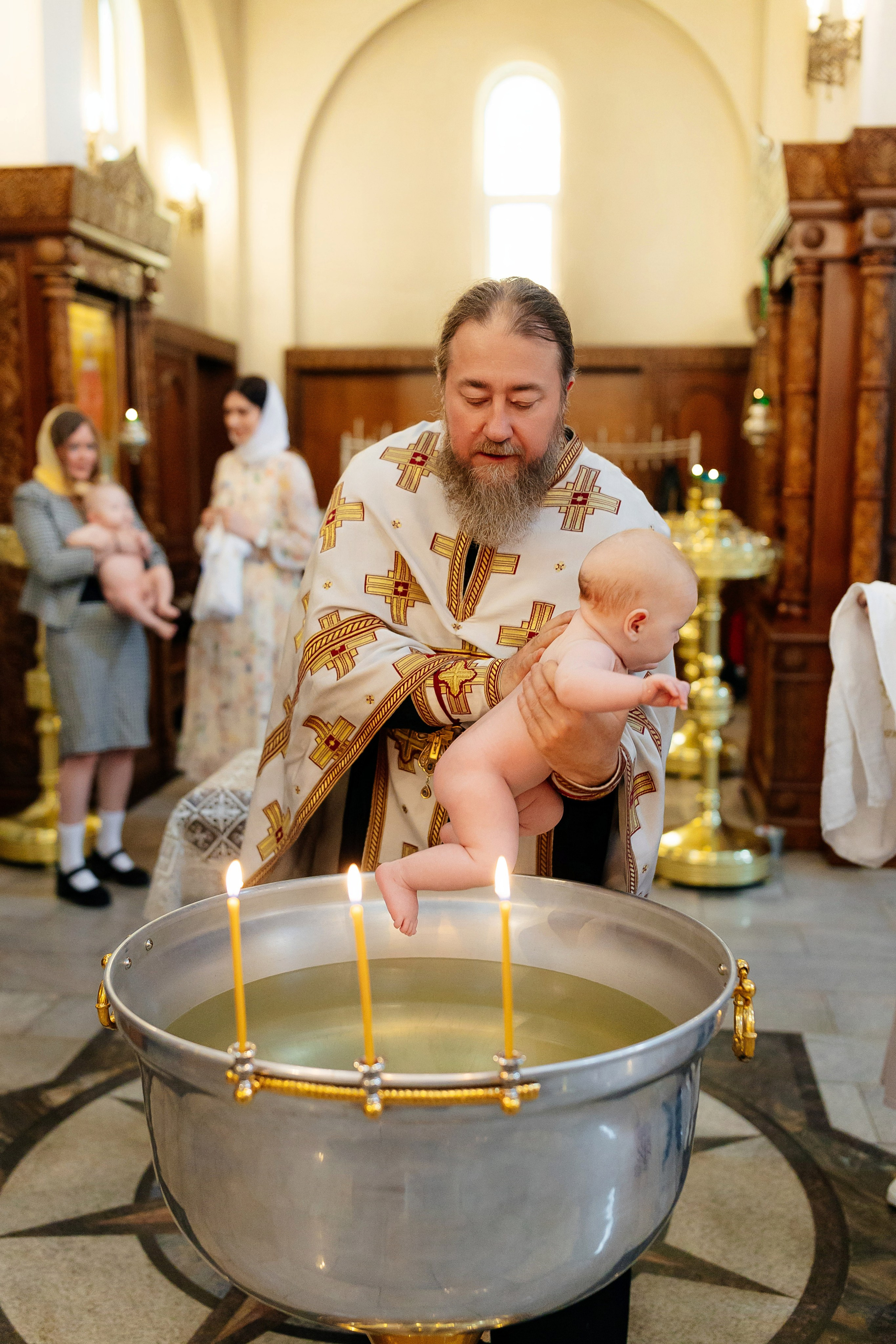 Крещение Анастасии. Семейный и детский фотограф в Москве Александра Мак