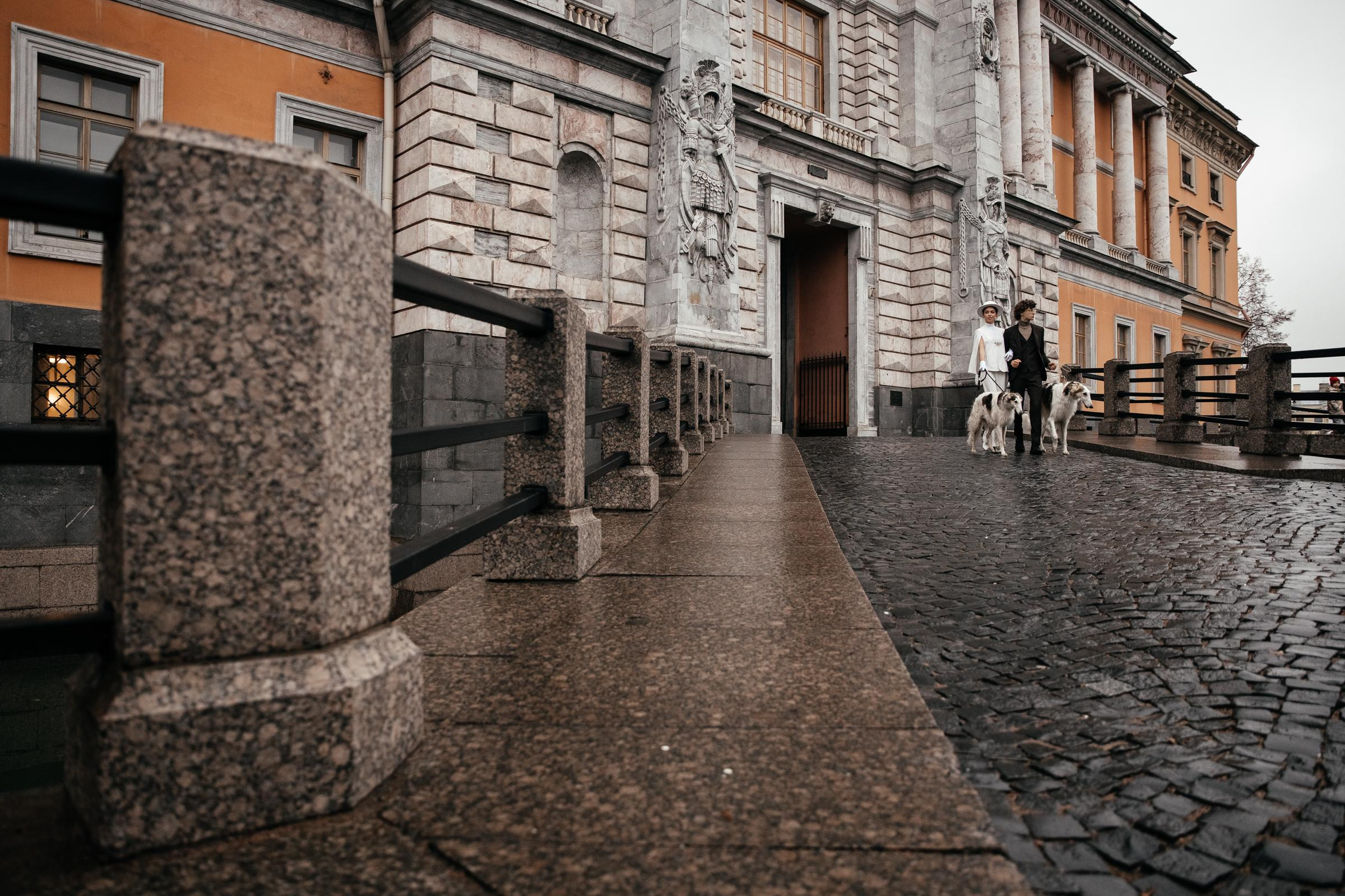 Ульяна, Степан и борзые. Lifestyle фотограф в Санкт-Петербурге Анна Щекалева