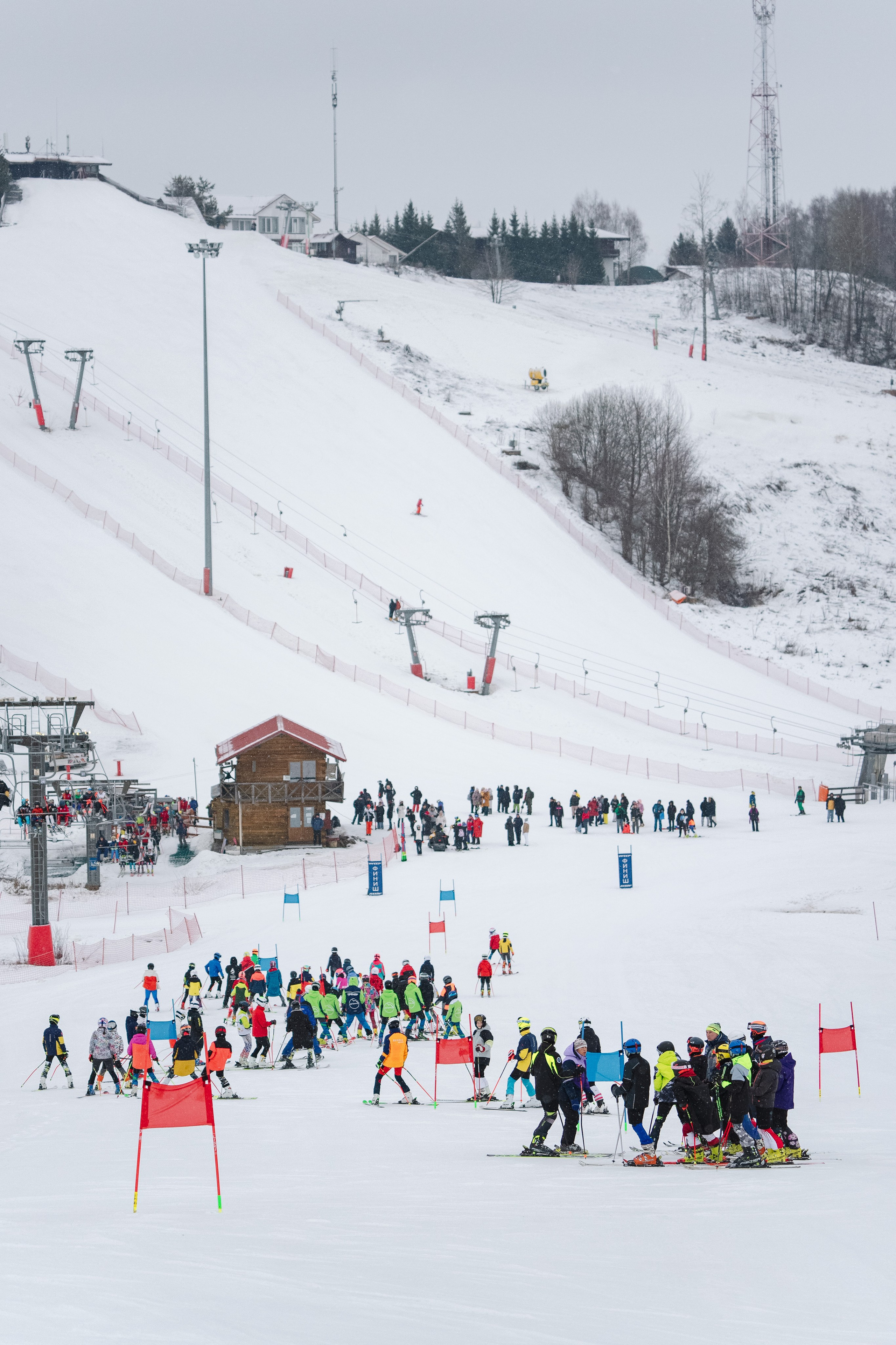 Горные лыжи. Первенство Центрального Федерального Округа. GS U14 Шуколово. Фотограф Студитский Евгений