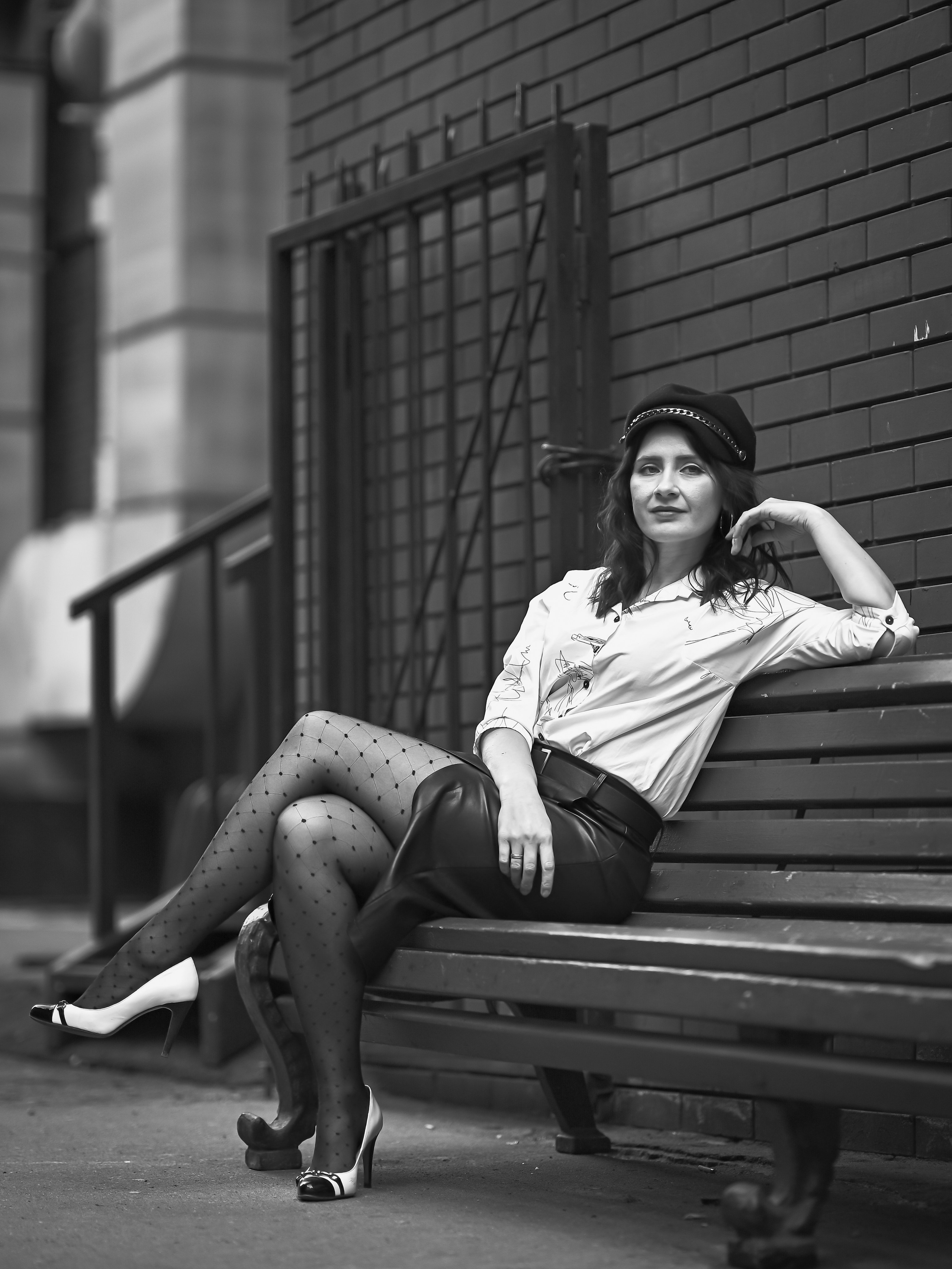 Весна на Красном Октябре ч_б. Портретный фотограф в Москве Сергей Чудов