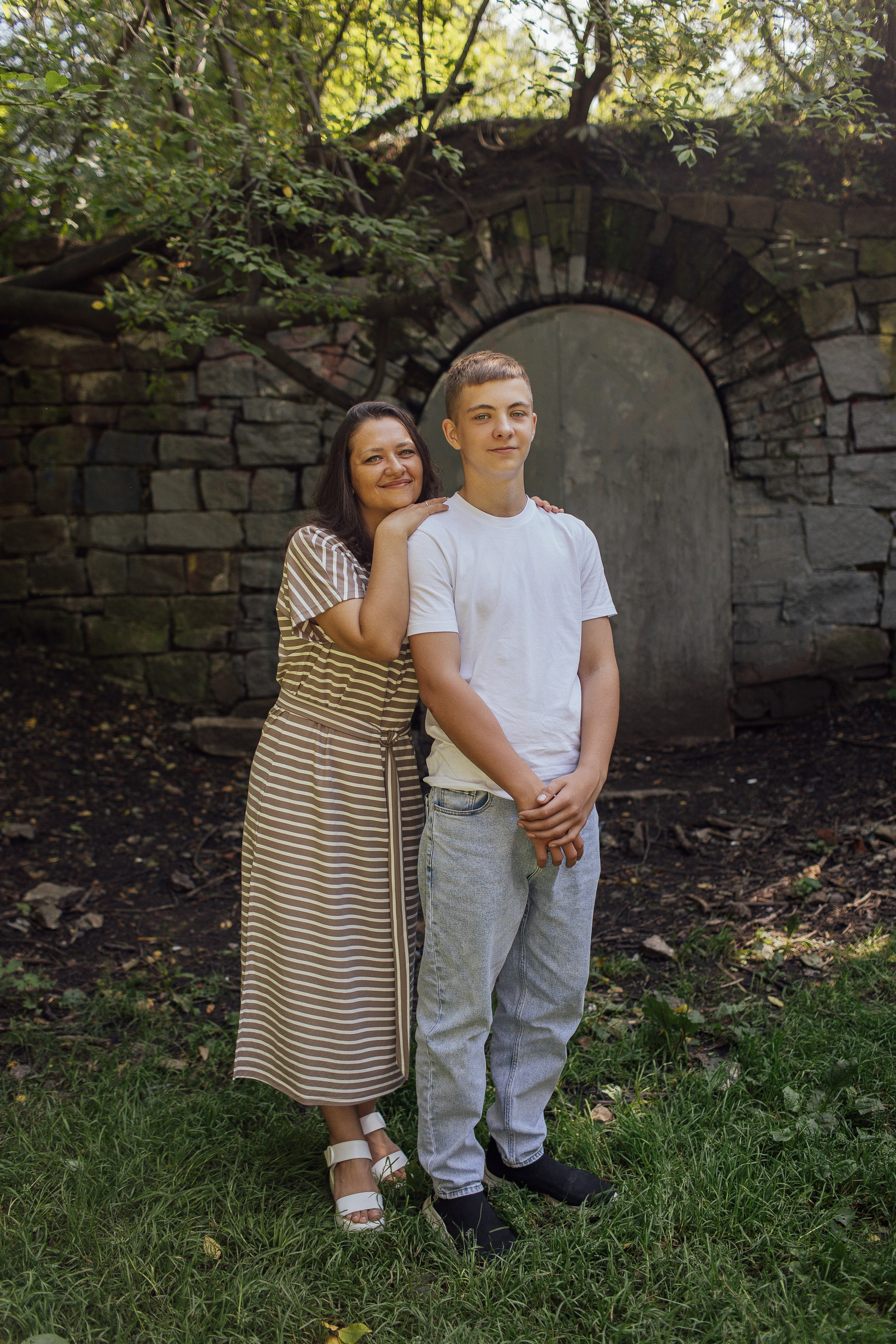 Прогулка в Харитоновском парке. Семейная съемка — это красивый способ признаться своей семье в любви