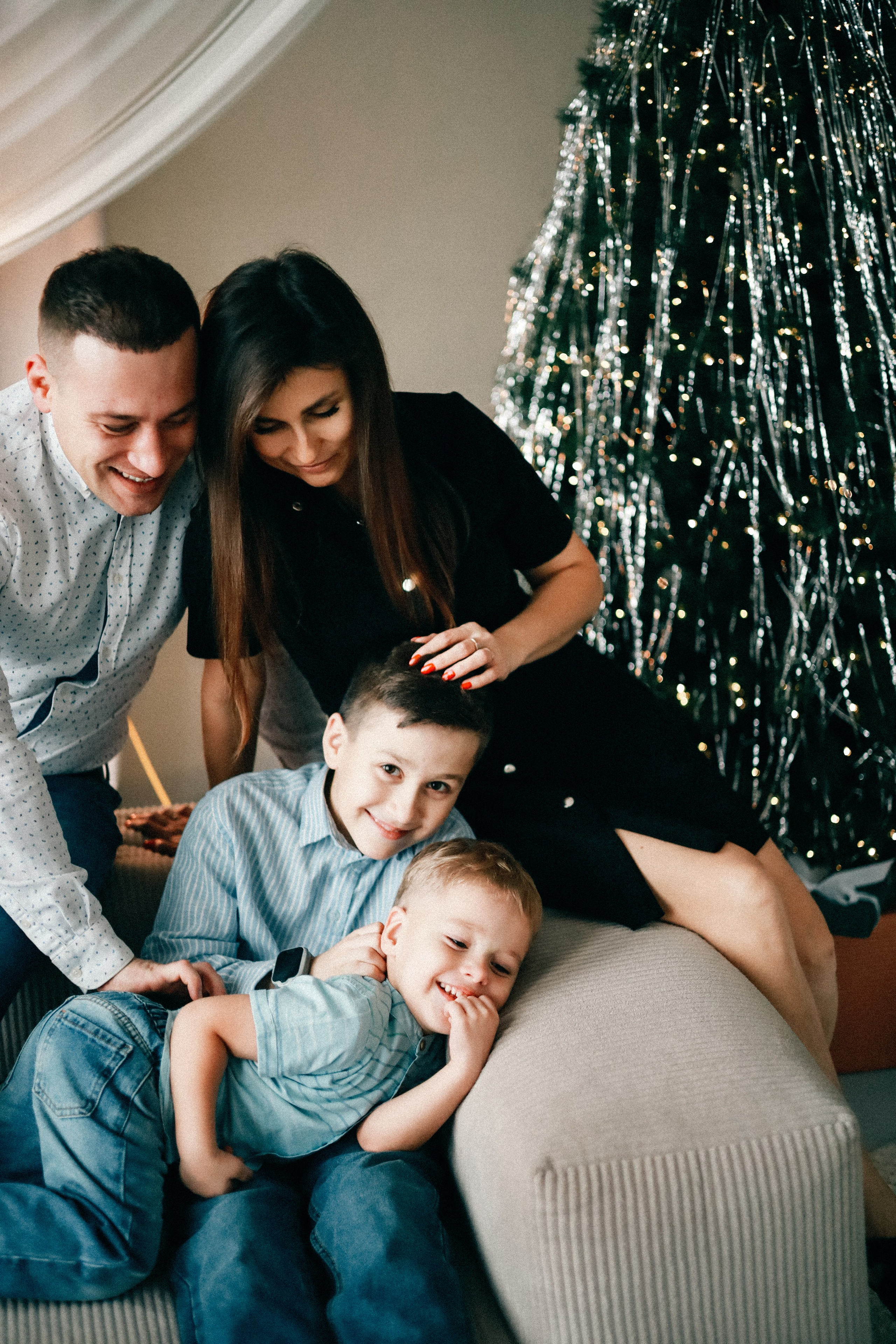 Катя, Витя, Никита и Платоша. Фотограф София Комкина