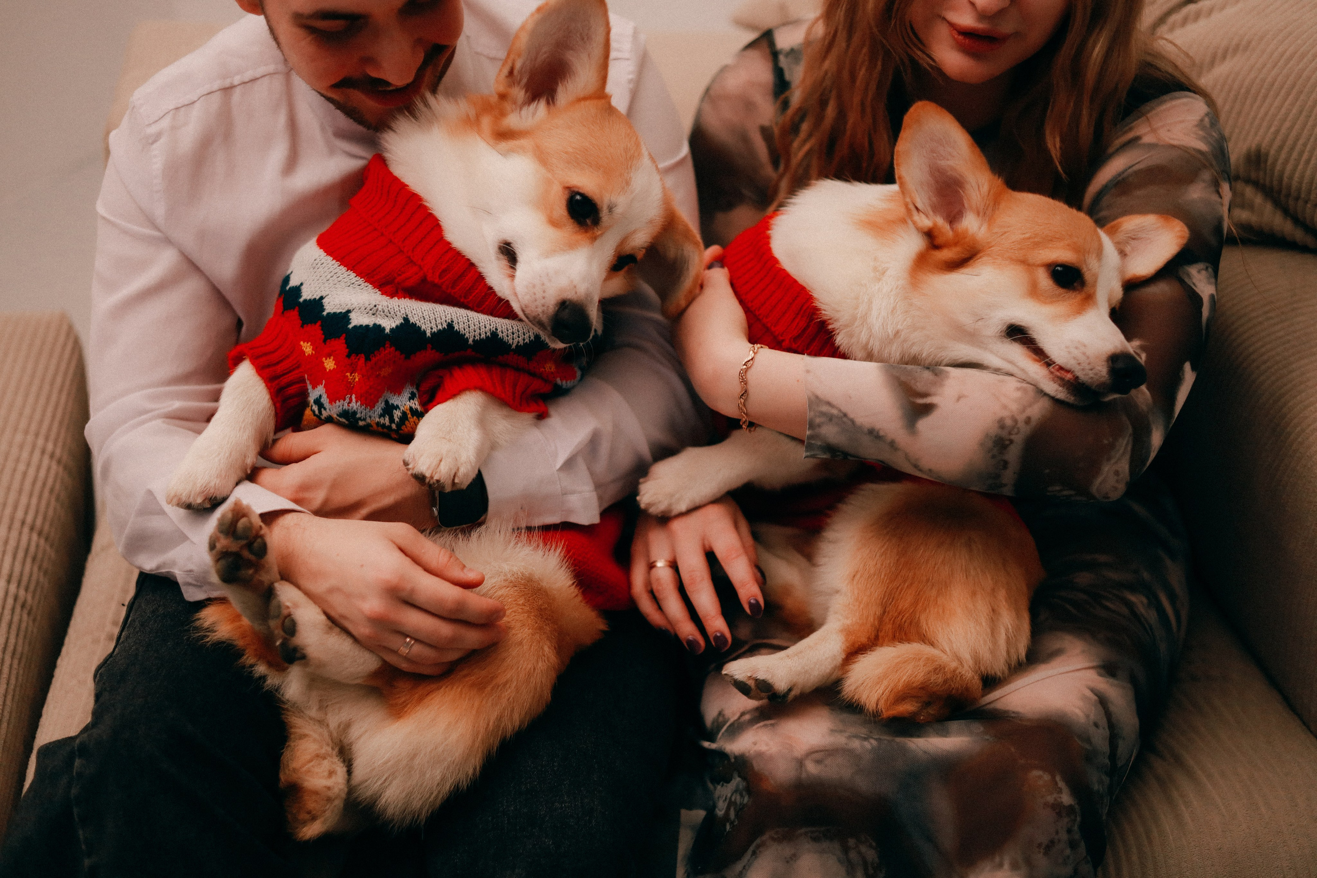 Оля, Антон и сыновья. Фотограф София Комкина