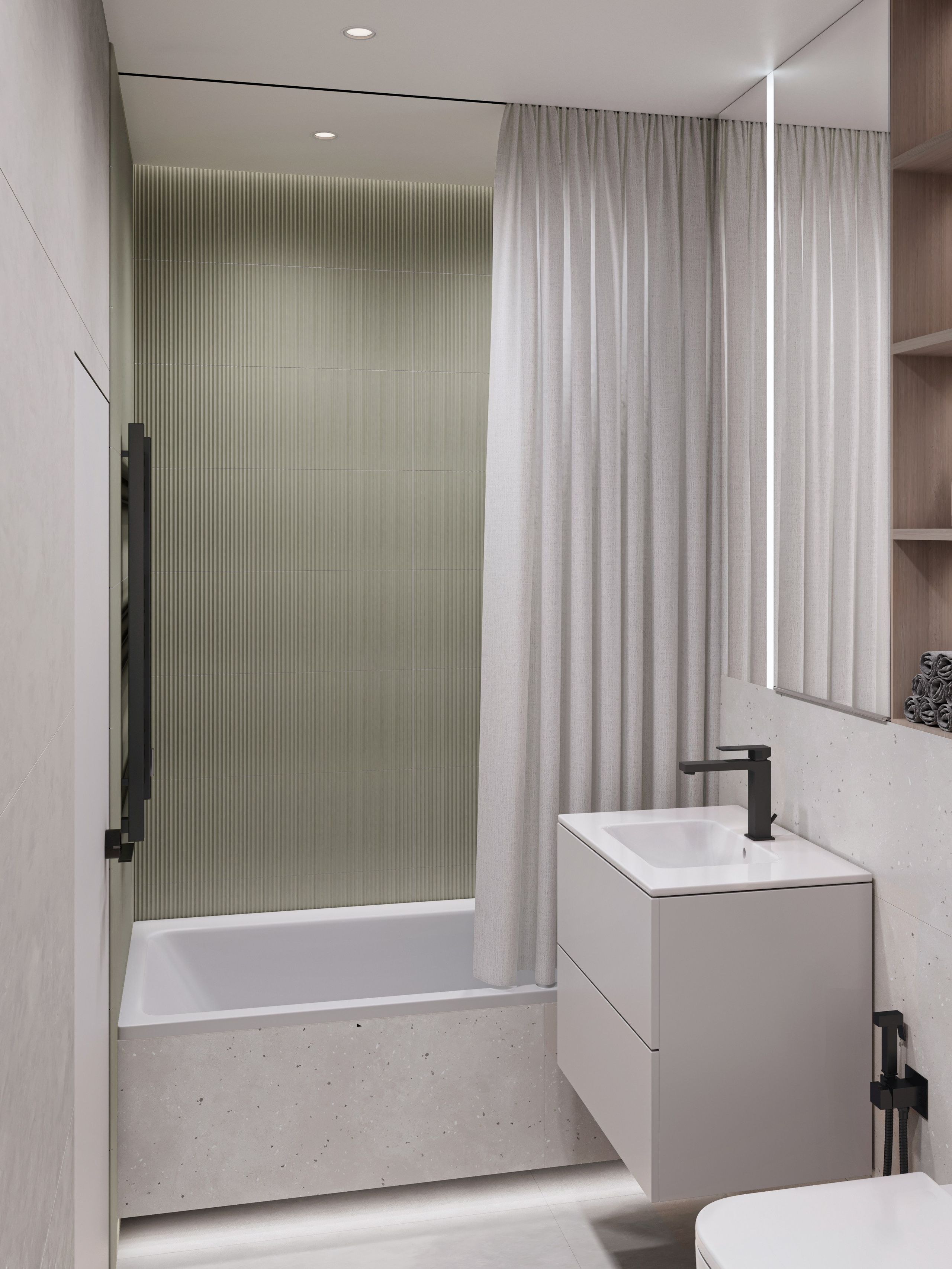 Swifts' quarter. 3D visualization of exteriors and interiors