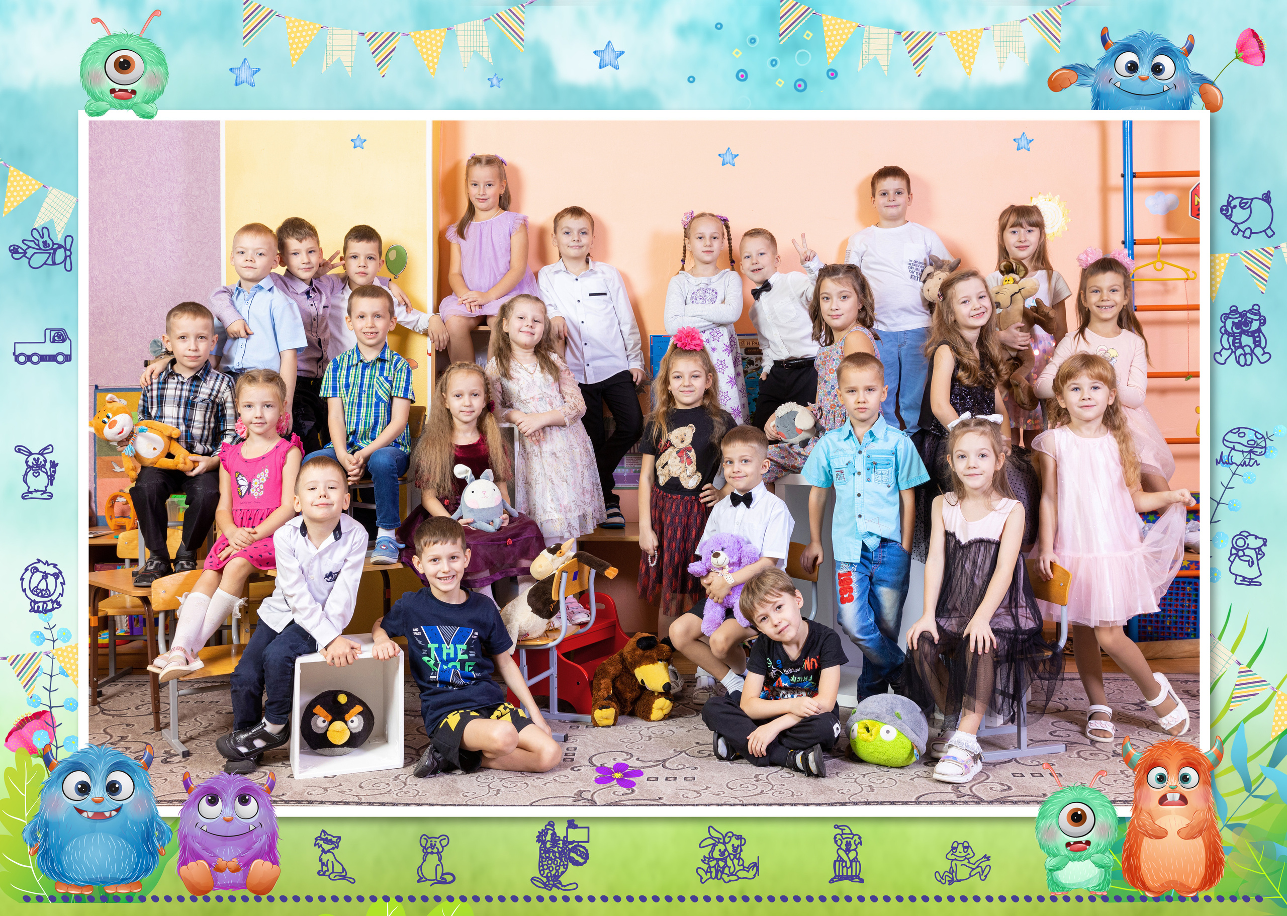 Общая фотография детский сад. Фото, видео, авторские выпускные альбомы в Нижнем Новгороде