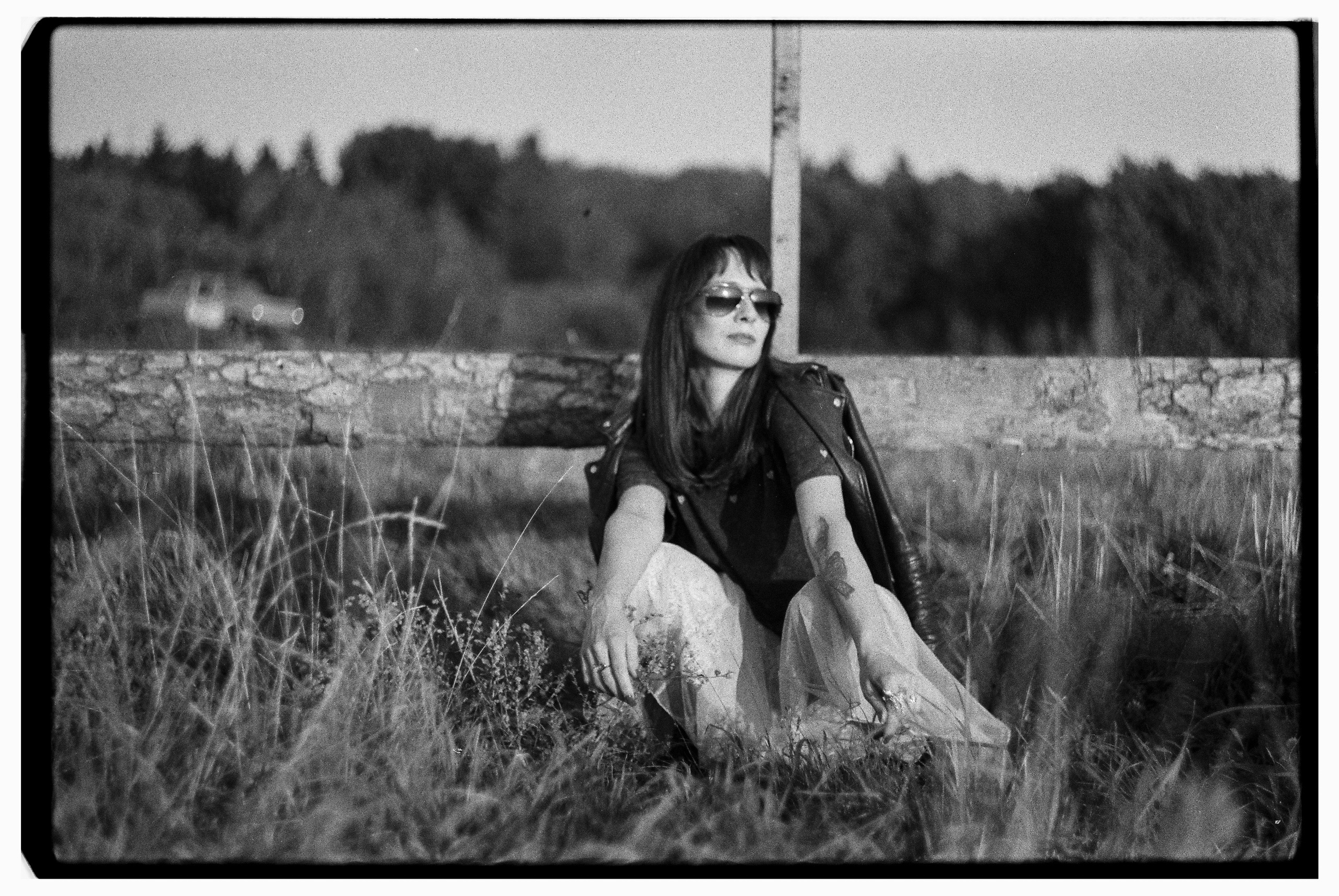 Портретная фотосессия на плёнку 35 мм на ферме в Санкт-Петербурге. Светлана Гопанюк. Портретный фотограф. Санкт-Петербург. СПб