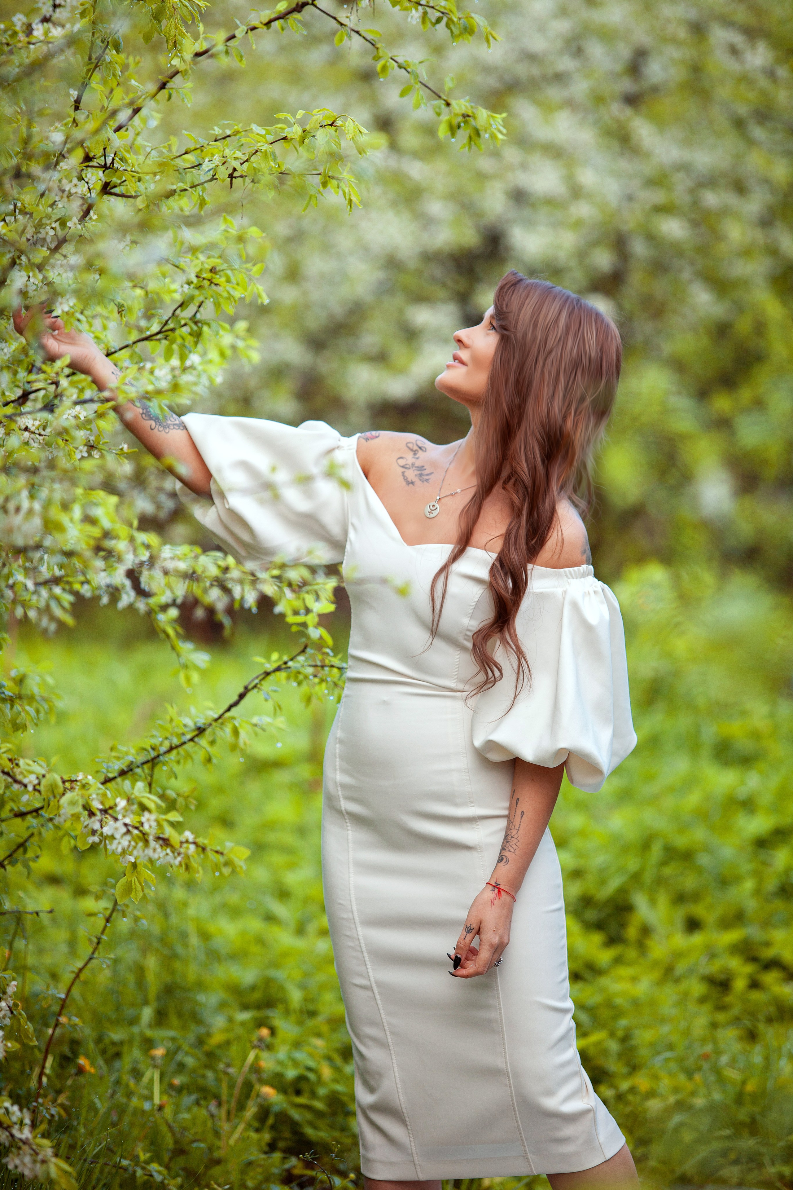 В цветах. Фотограф Мария Кольцова