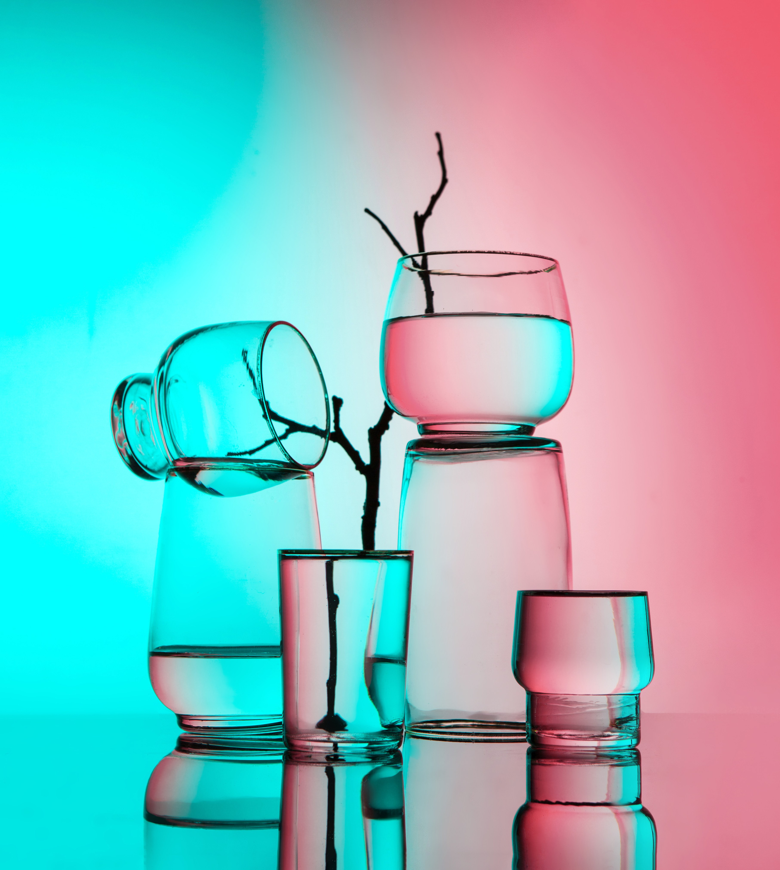 Рекламные фото. Стекло. Фотограф Мария Кольцова