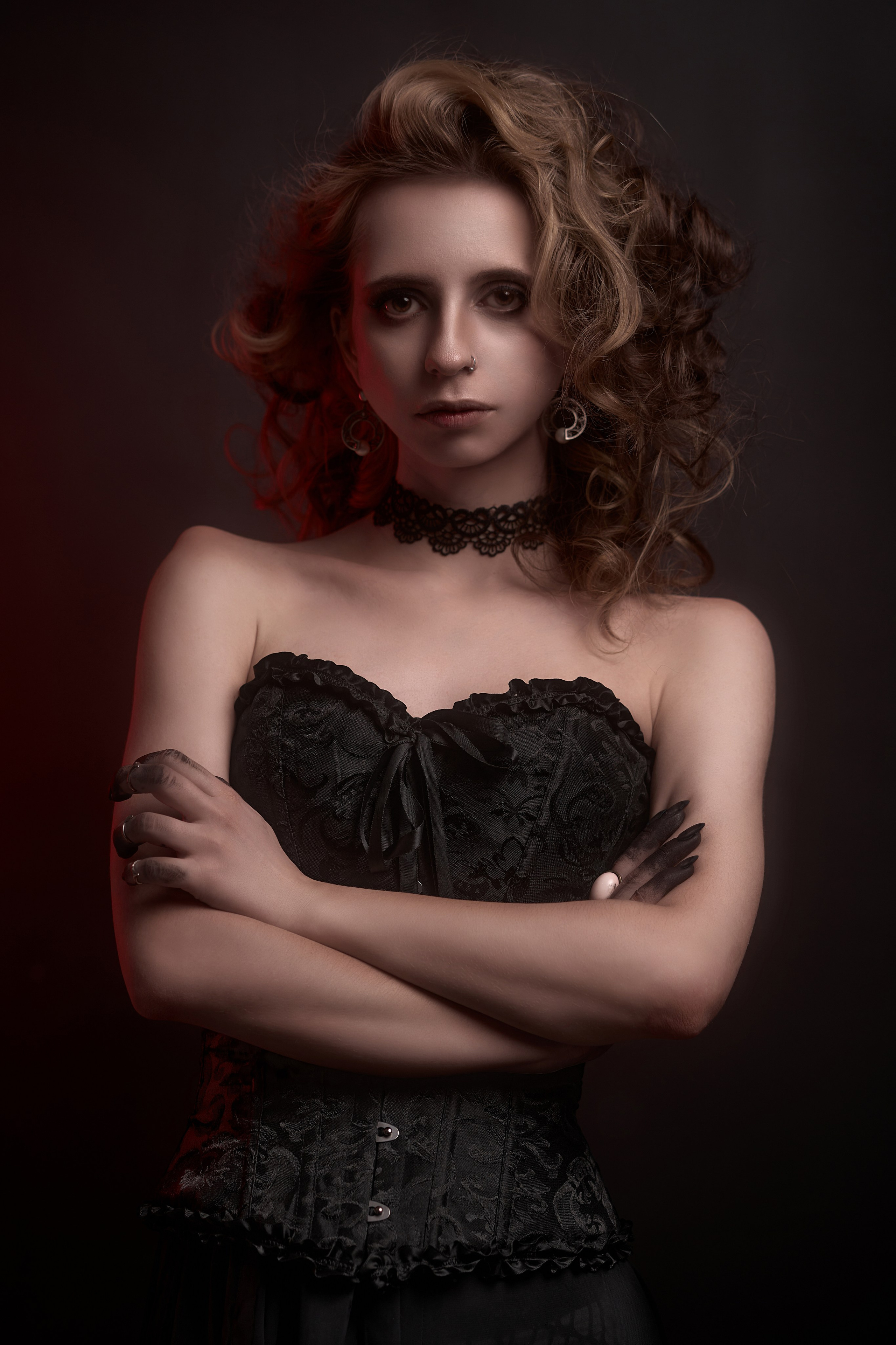 Таня: съёмка в образе викторианской девы. Фотограф в Москве Анастасия Баева