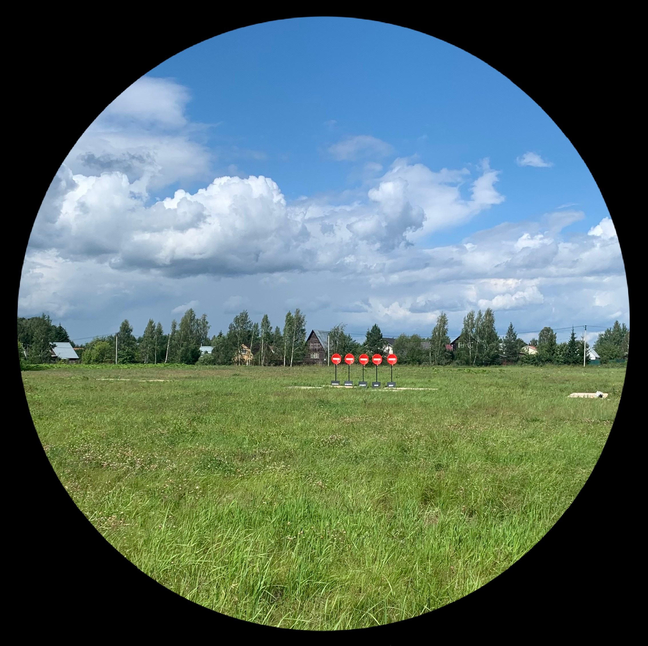 инсталляция в арт-резиденции Поле Белые аллеи