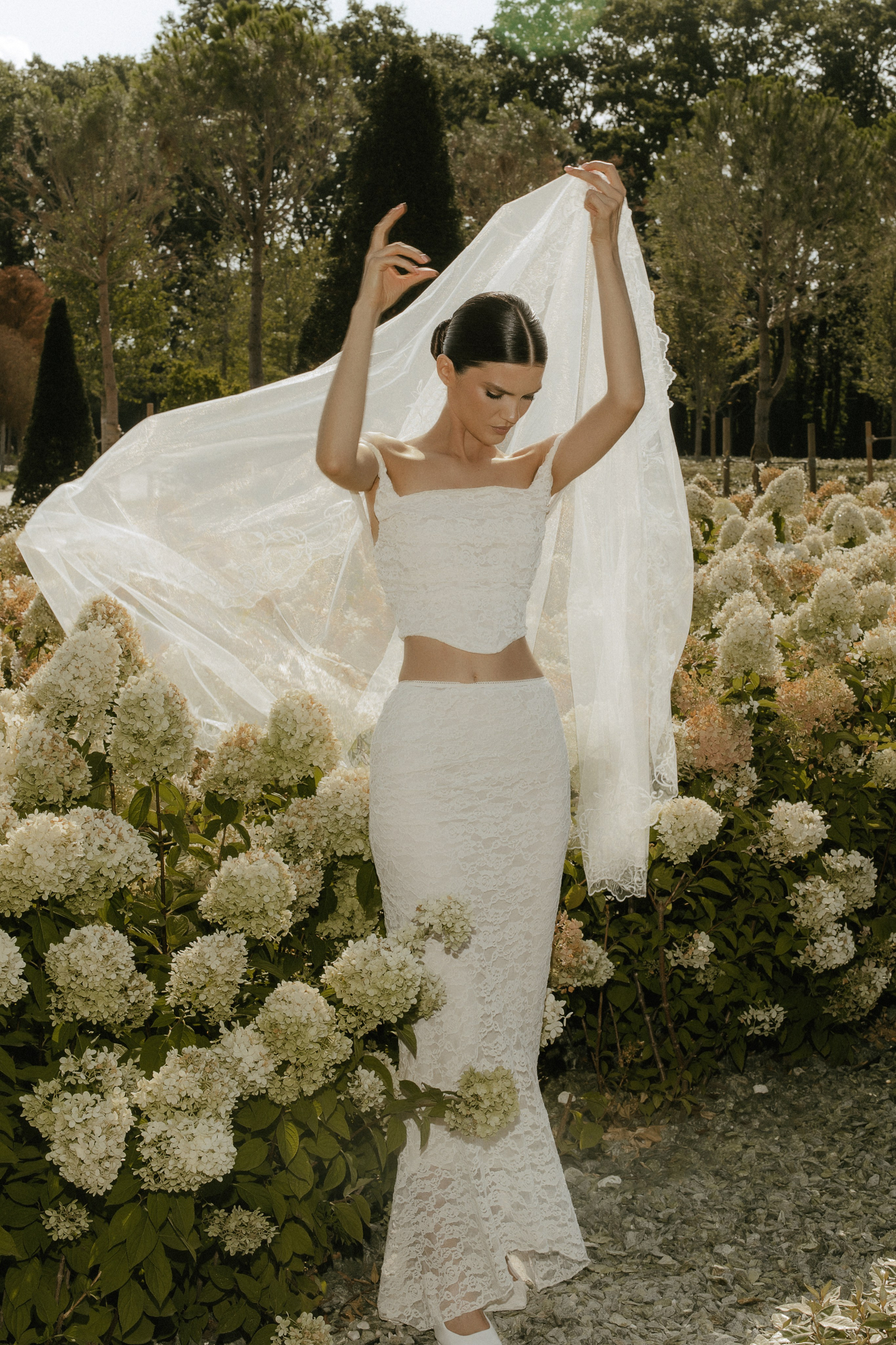 Нежное утро невесты в парке. Свадебный фотограф в Краснодаре и по всему ЮФО и Миру Ольга Гусева