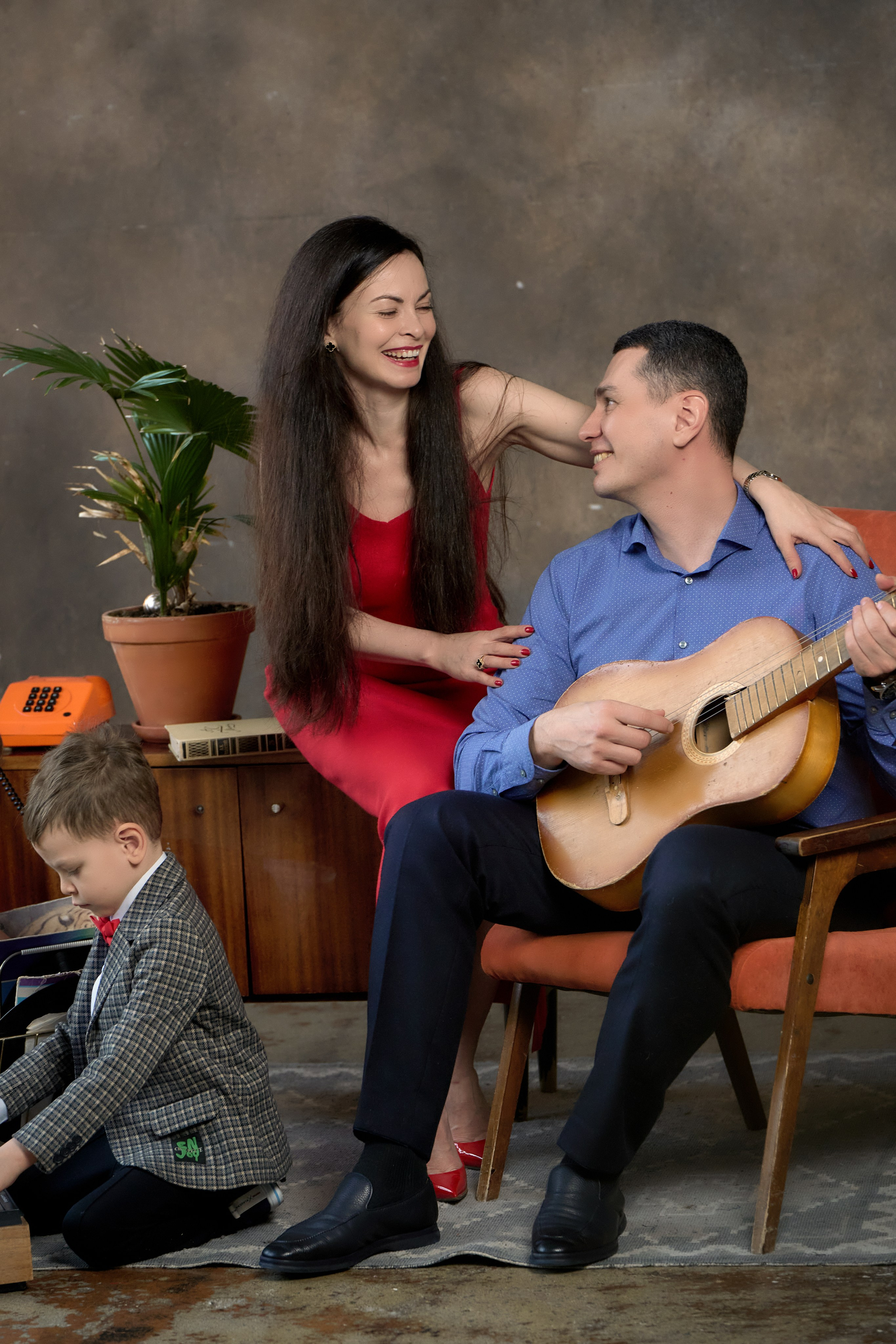 Семейная новогодняя фотосессия. Мартазова Екатерина фотограф. Екатеринбург