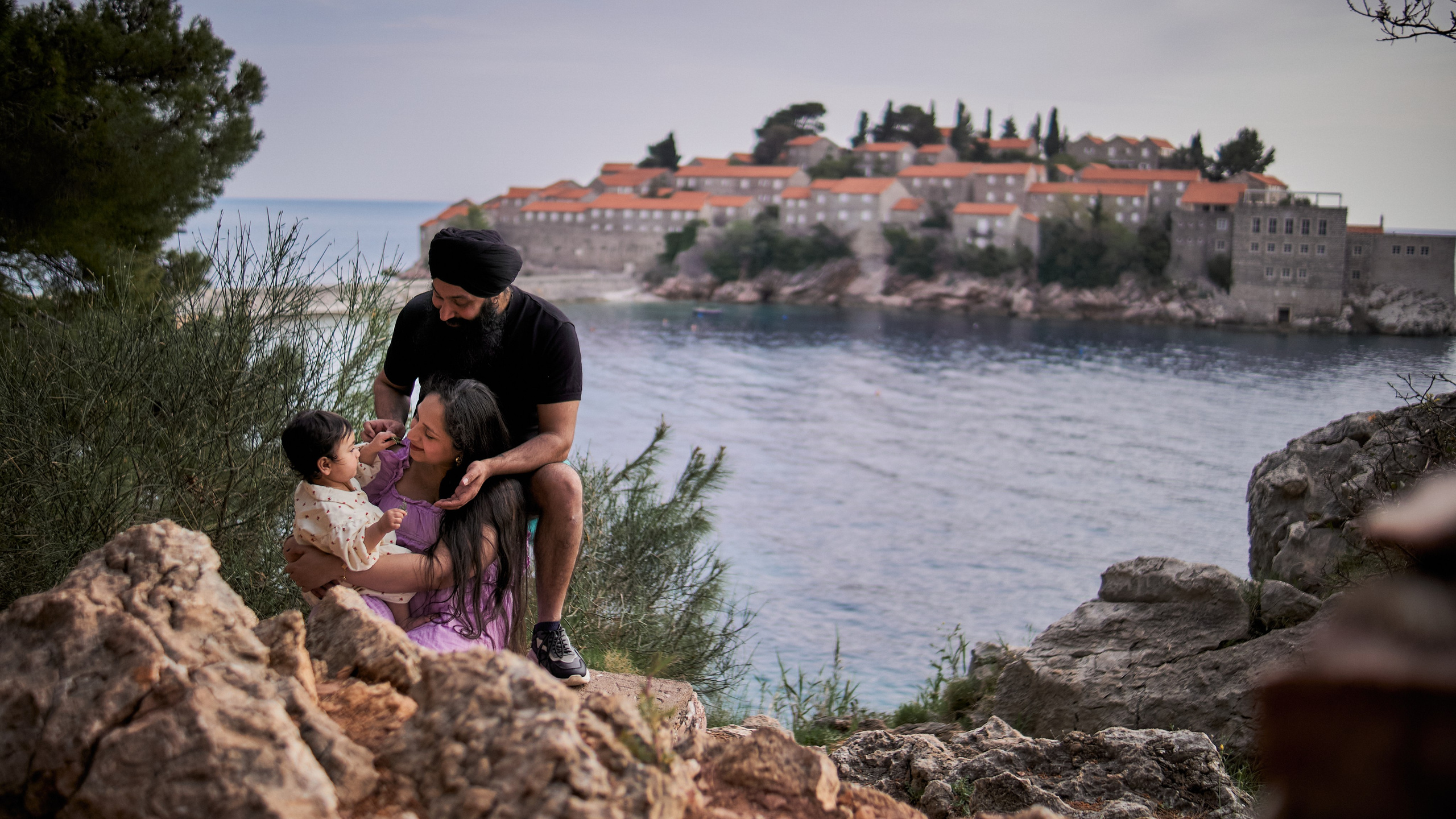 Фотограф в Черногории | Семейная фотосессия в Милочере и Свети Стефане