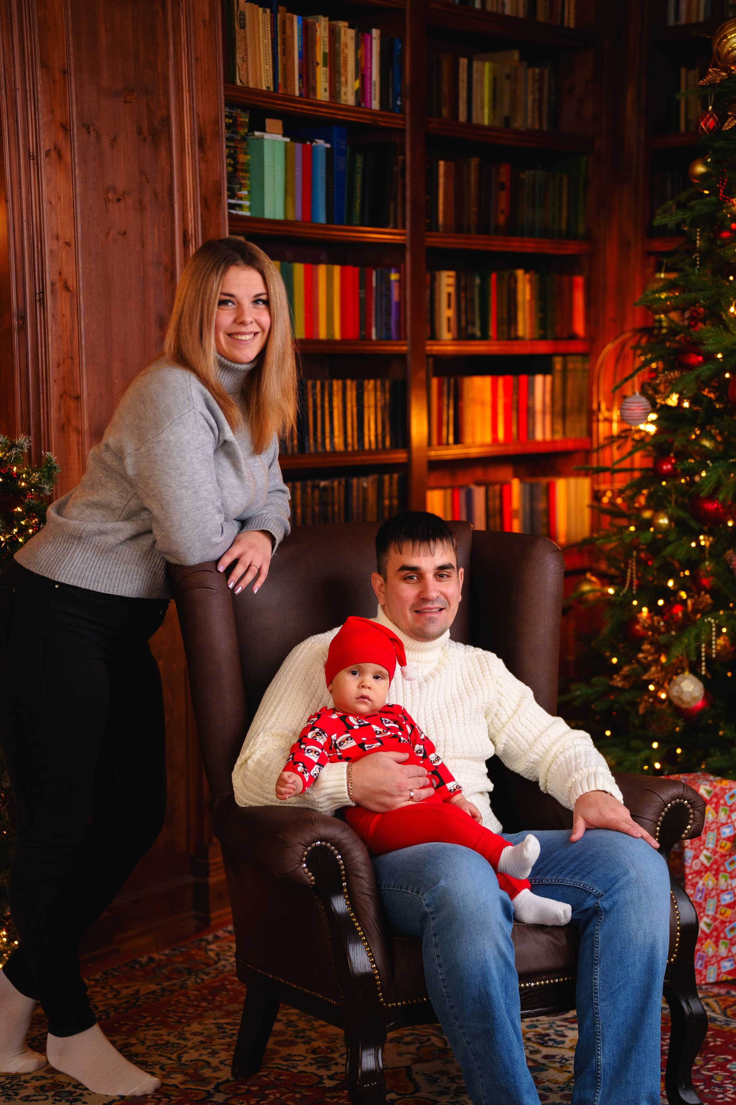 Предновогодняя, студийная съёмка для замечательной семьи. Фотограф Андрей Чеботок (Белгород, Курск, Воронеж, Старый Оскол)