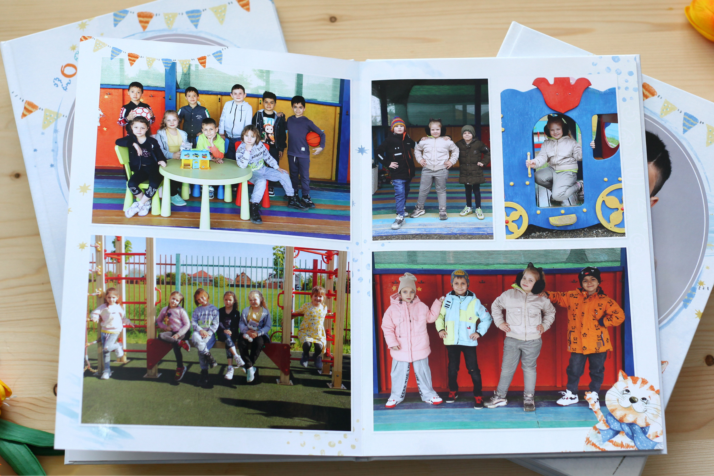 Образцы выпускных фотокниг для детского сада. Детский школьный и семейный фотограф в Краснодаре