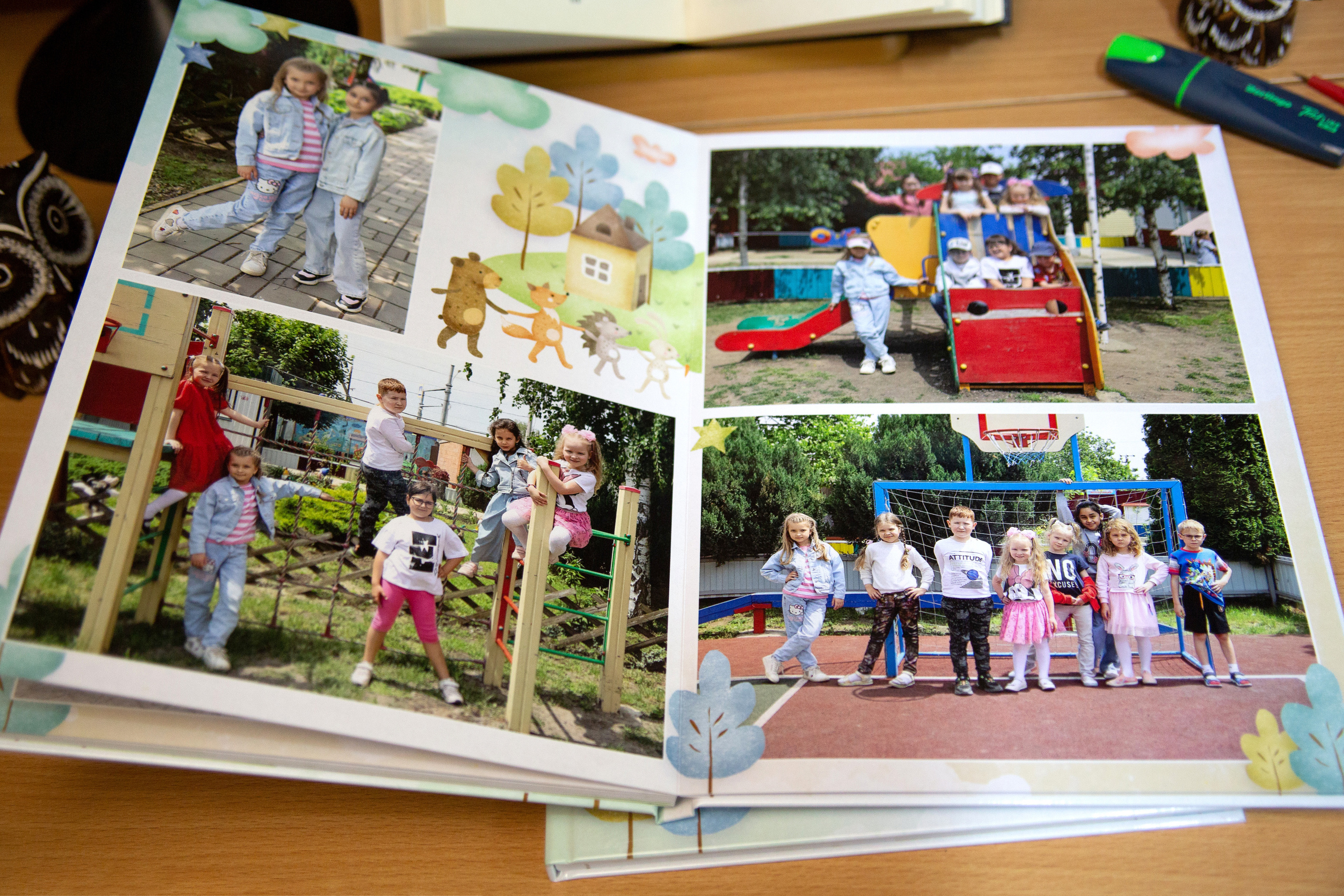 Образцы выпускных фотокниг для детского сада. Детский школьный и семейный фотограф в Краснодаре