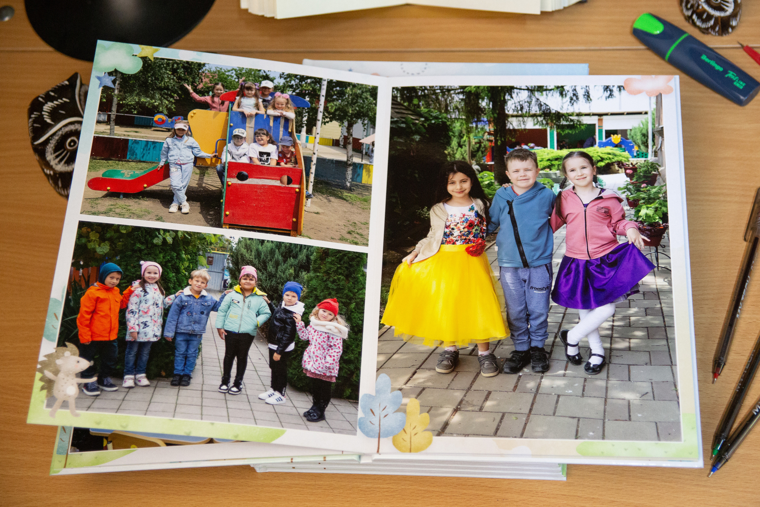 Образцы выпускных фотокниг для детского сада. Детский школьный и семейный фотограф в Краснодаре