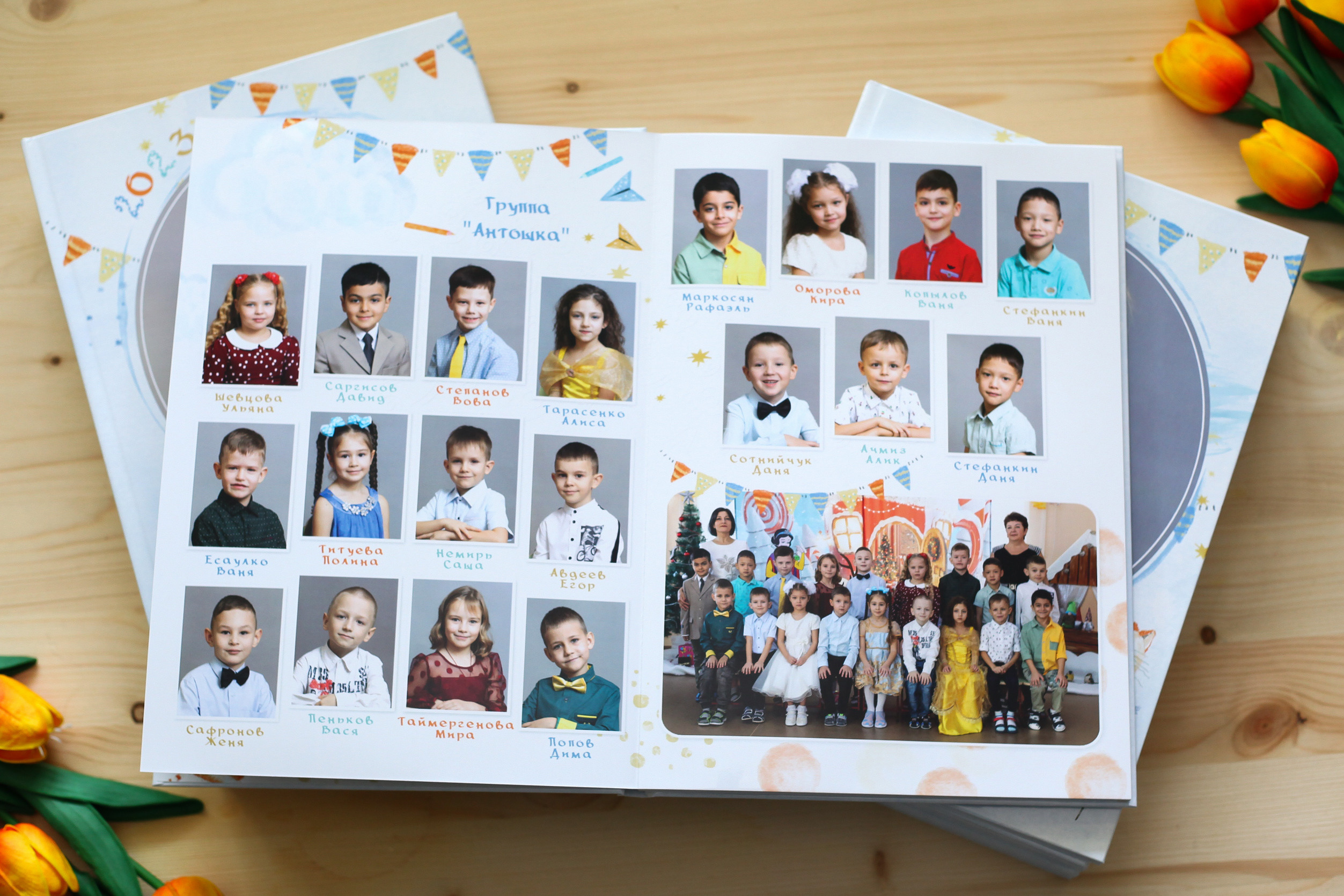 Образцы выпускных фотокниг для детского сада. Детский школьный и семейный фотограф в Краснодаре