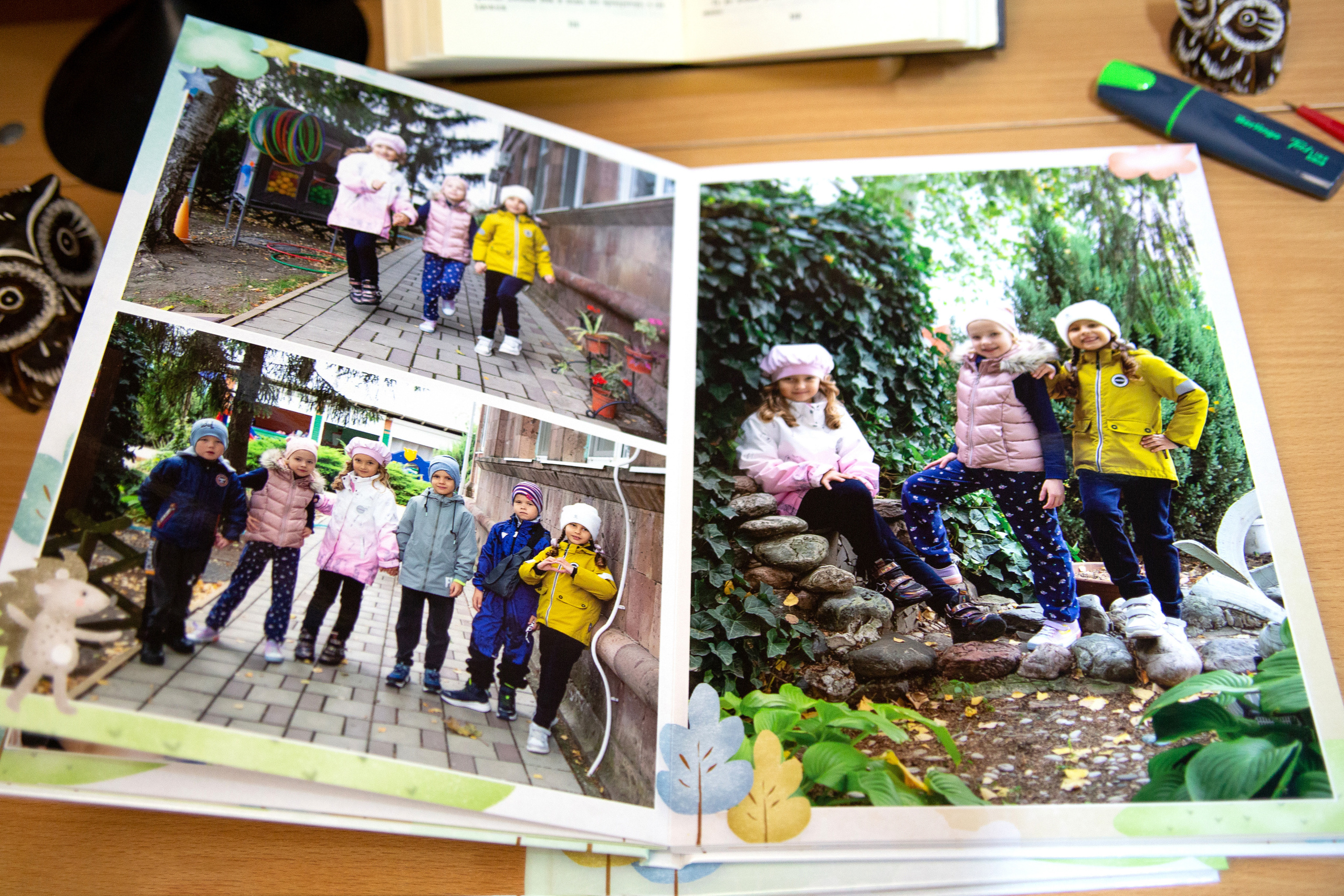 Образцы выпускных фотокниг для детского сада. Детский школьный и семейный фотограф в Краснодаре