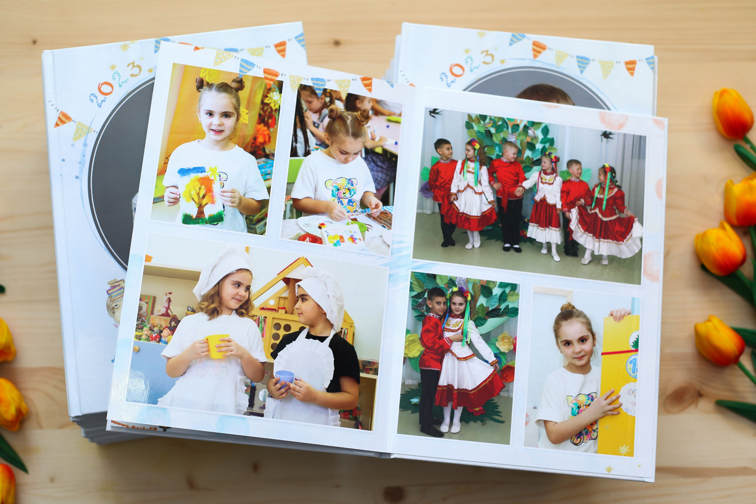 Образцы выпускных фотокниг для детского сада. Детский школьный и семейный фотограф в Краснодаре