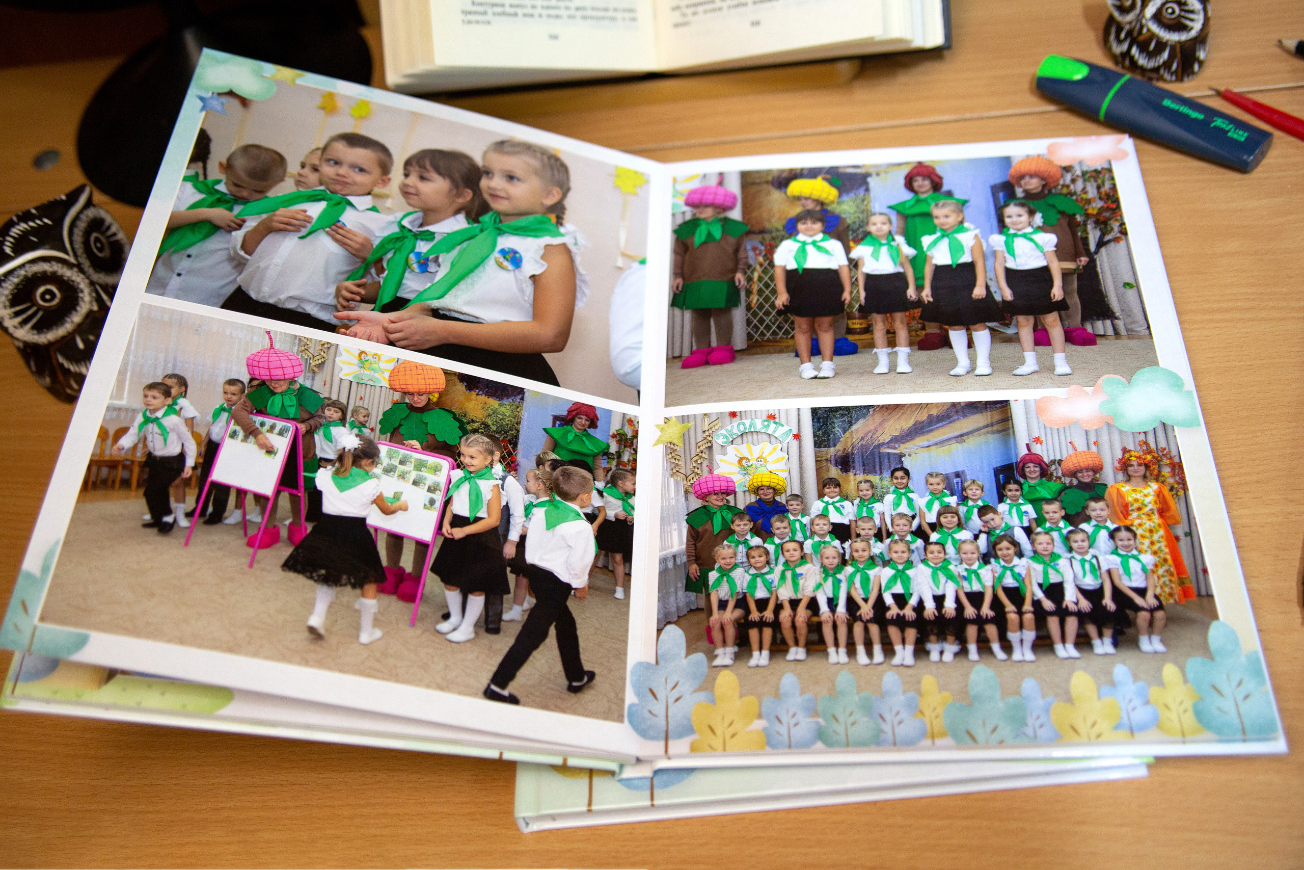 Образцы выпускных фотокниг для детского сада. Детский школьный и семейный фотограф в Краснодаре
