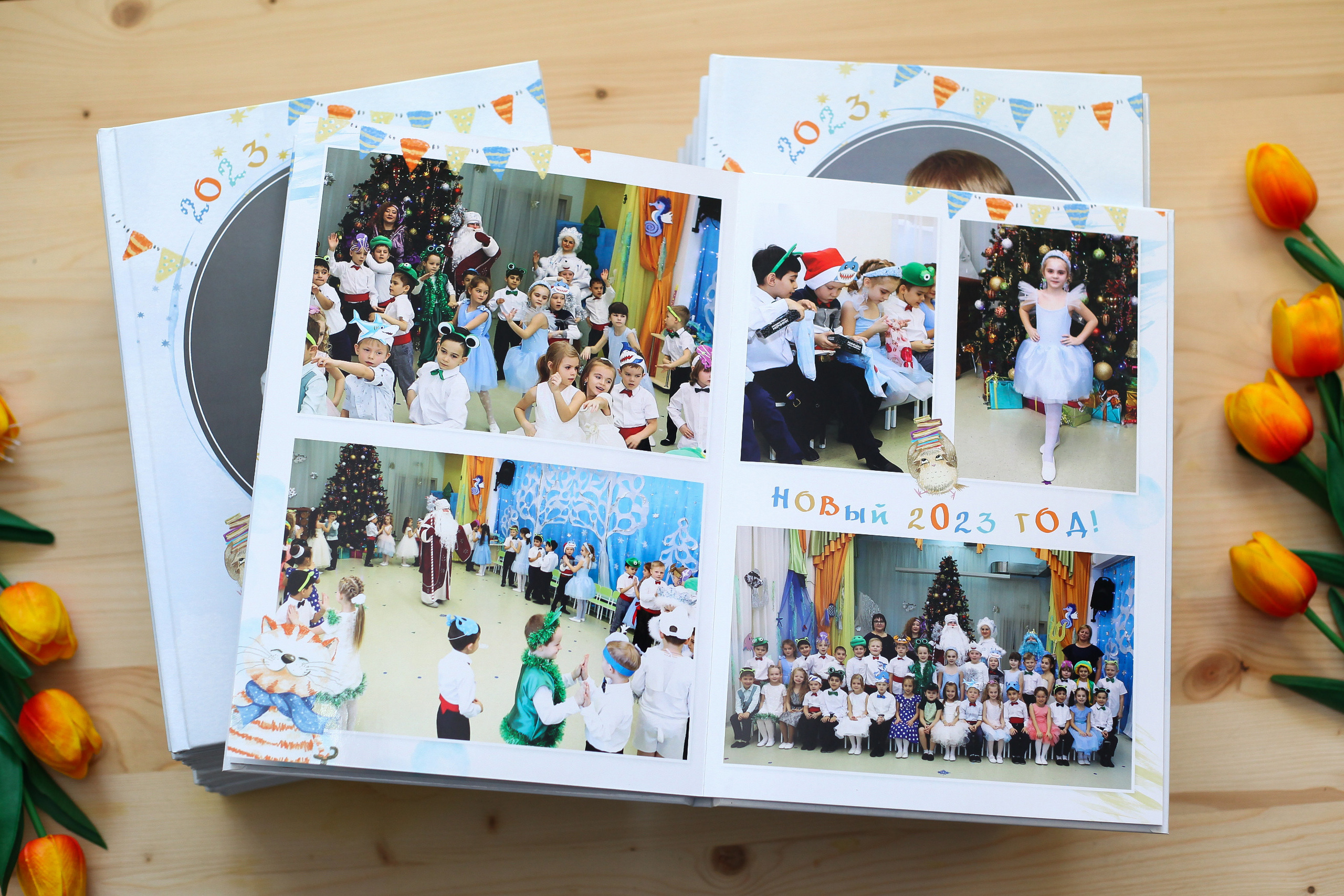 Образцы выпускных фотокниг для детского сада. Детский школьный и семейный фотограф в Краснодаре
