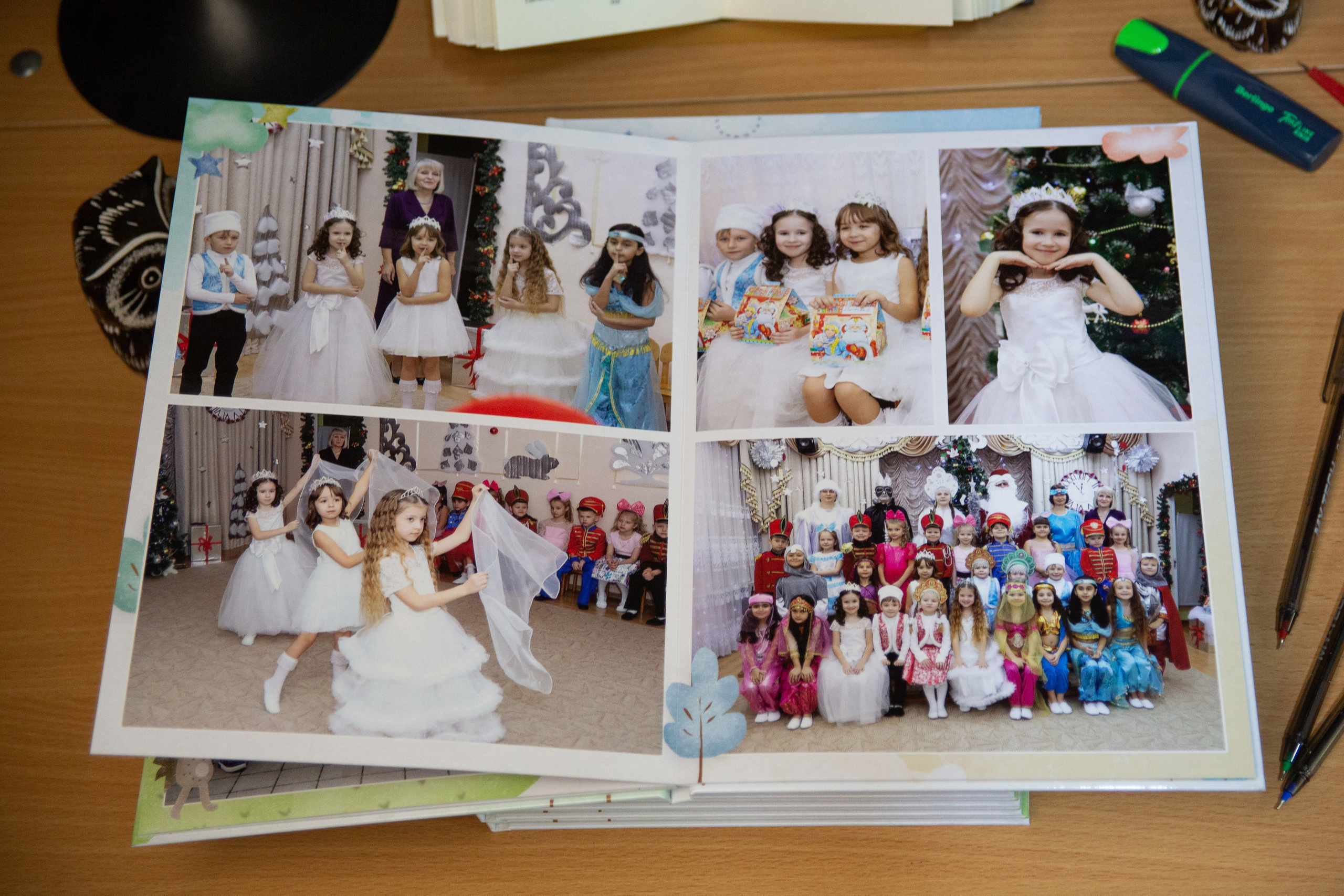 Образцы выпускных фотокниг для детского сада. Детский школьный и семейный фотограф в Краснодаре