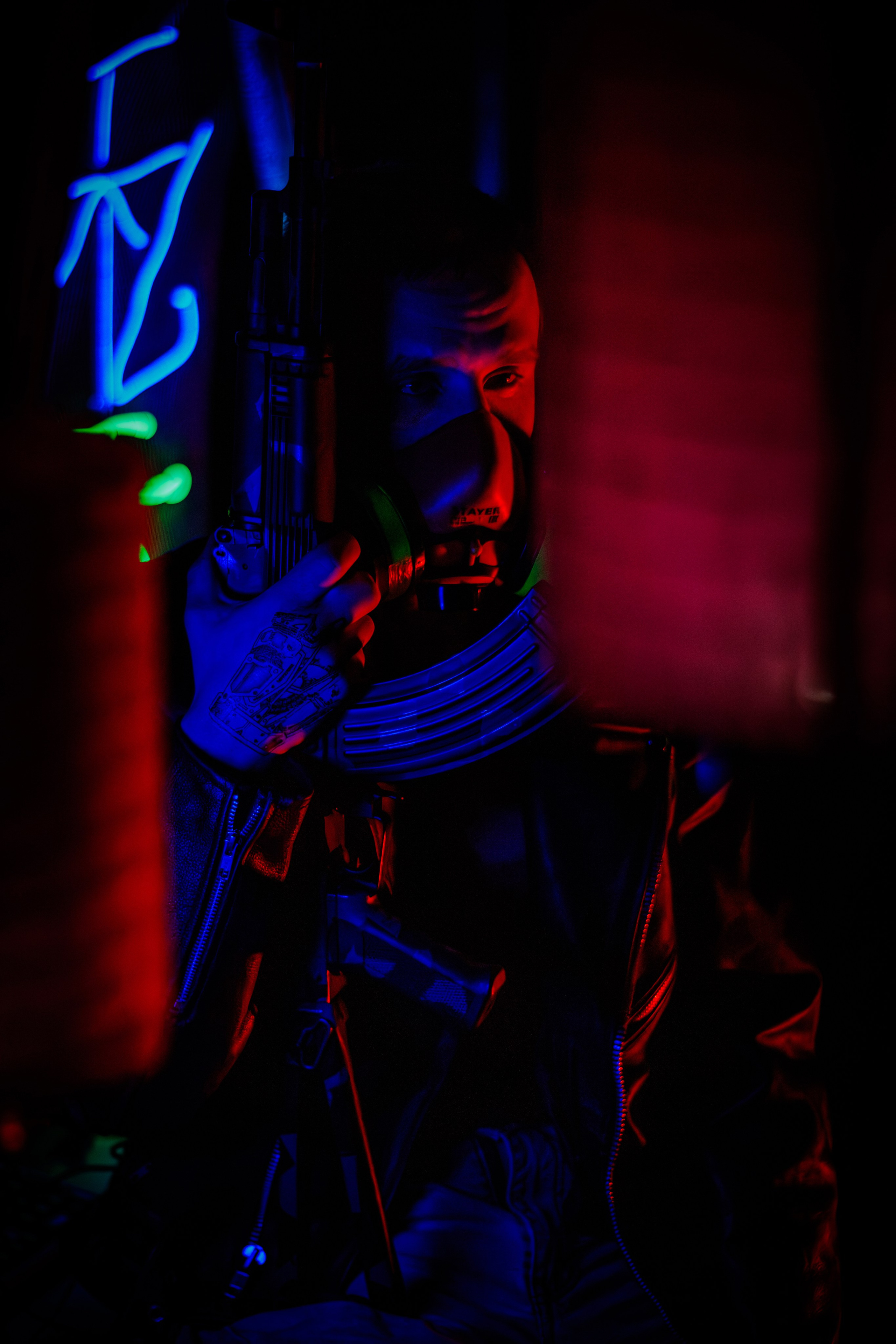 Фотосъёмка в стиле Киберпанк. Фотограф в Южно-Сахалинске Гусаков Евгений