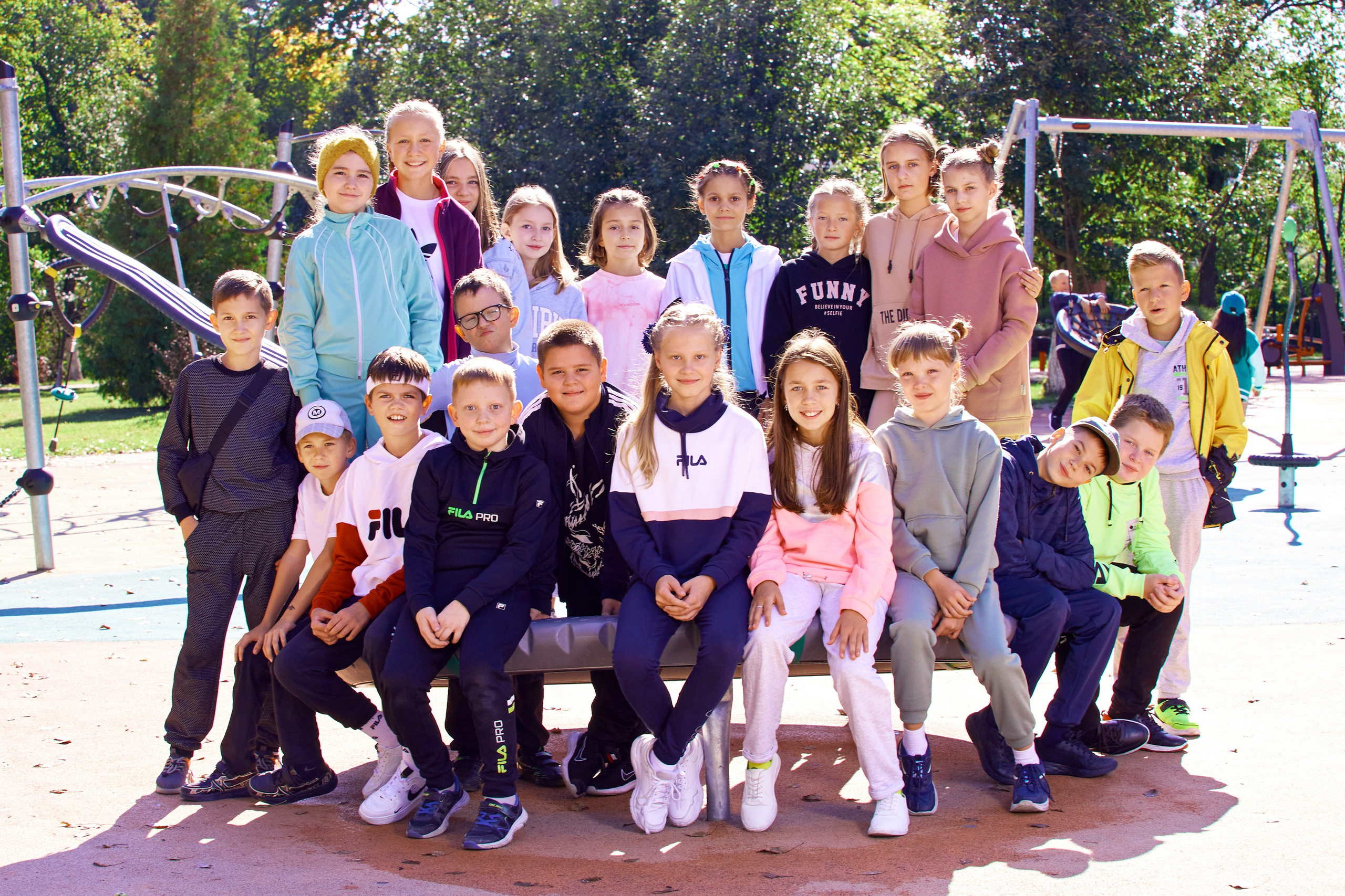 Съёмка в парке осенью. 4 класс. Childrenfoto.ru