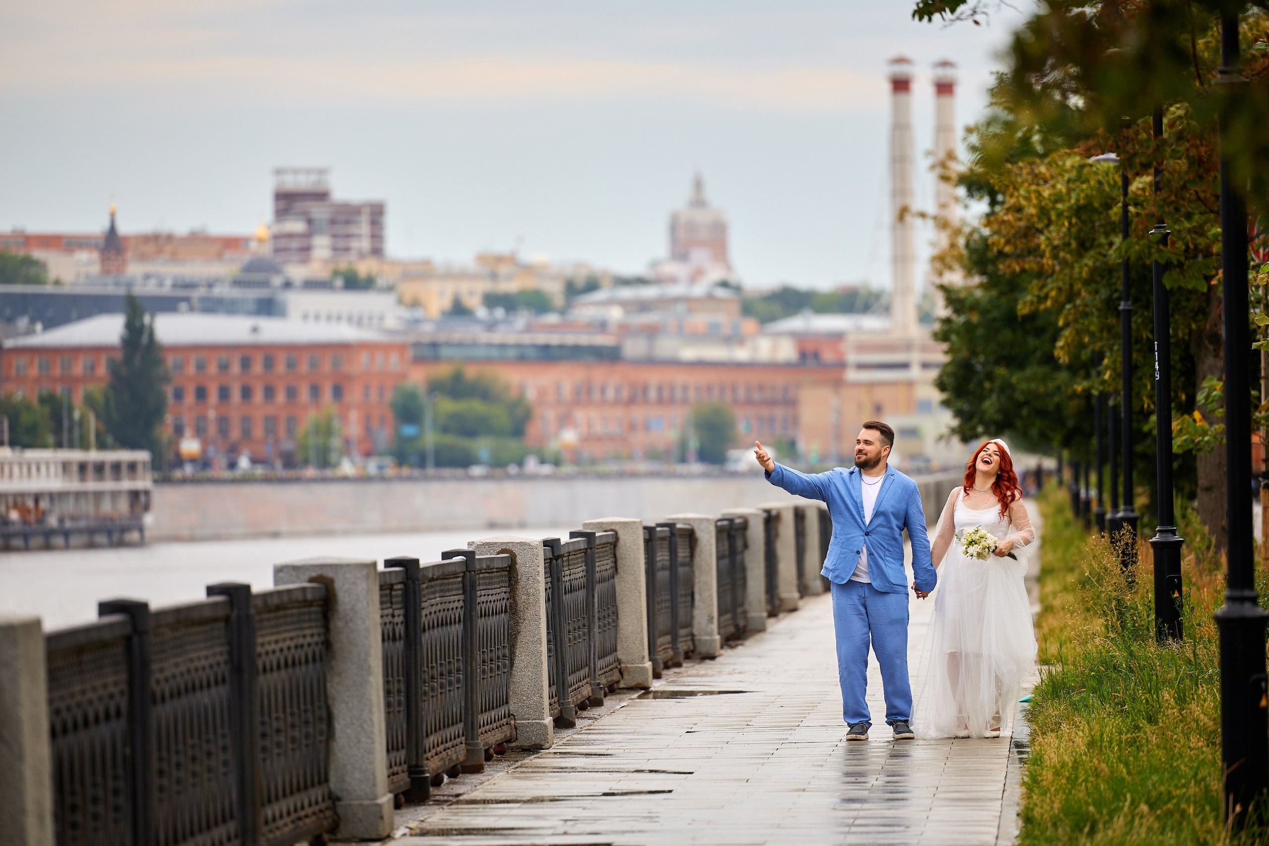 Свадебная фотосессия летом. Свадебный фотограф Сергей Колбинский