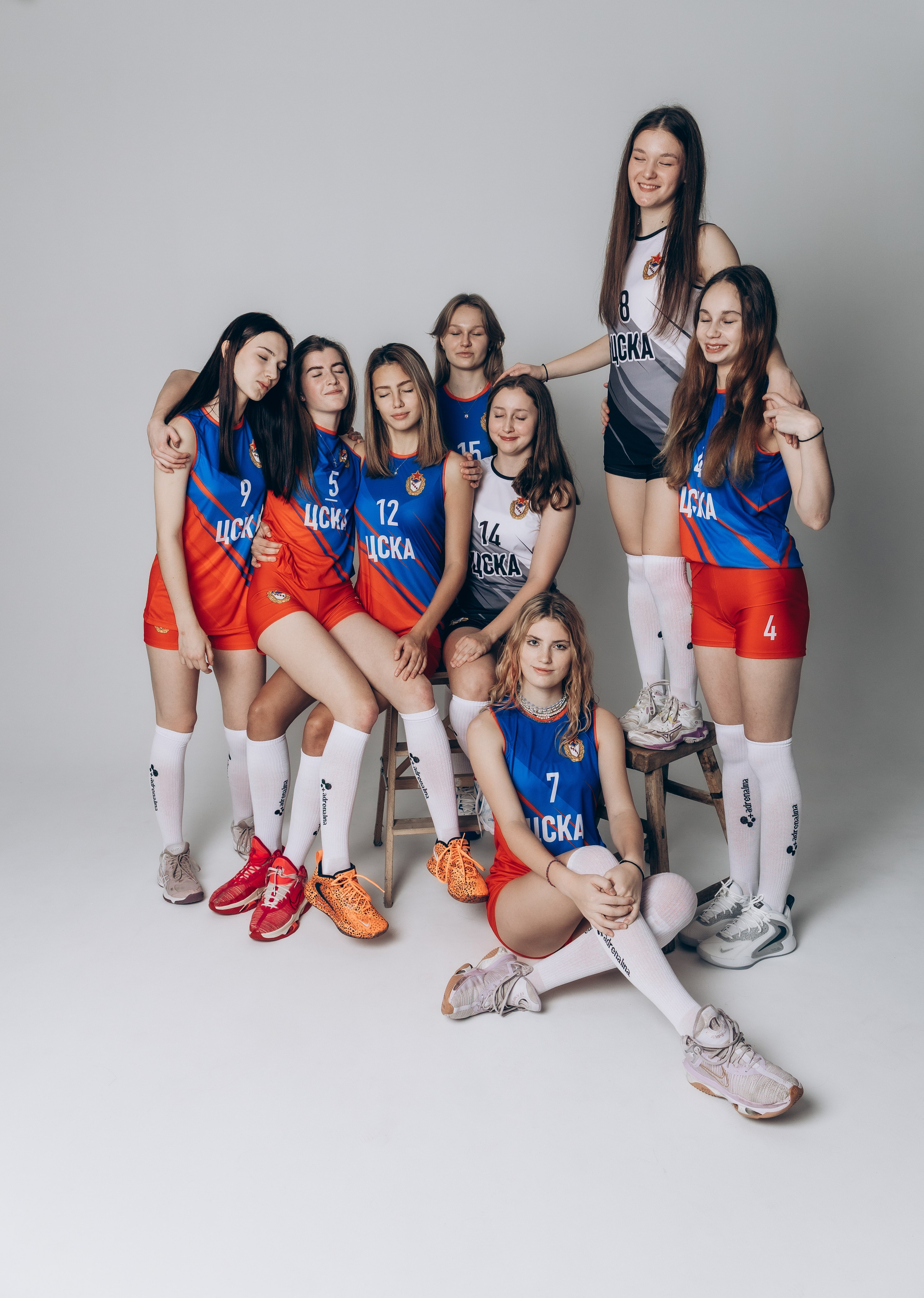 Школьная съёмка, съёмка команды. Фотограф Москва Таша Панина