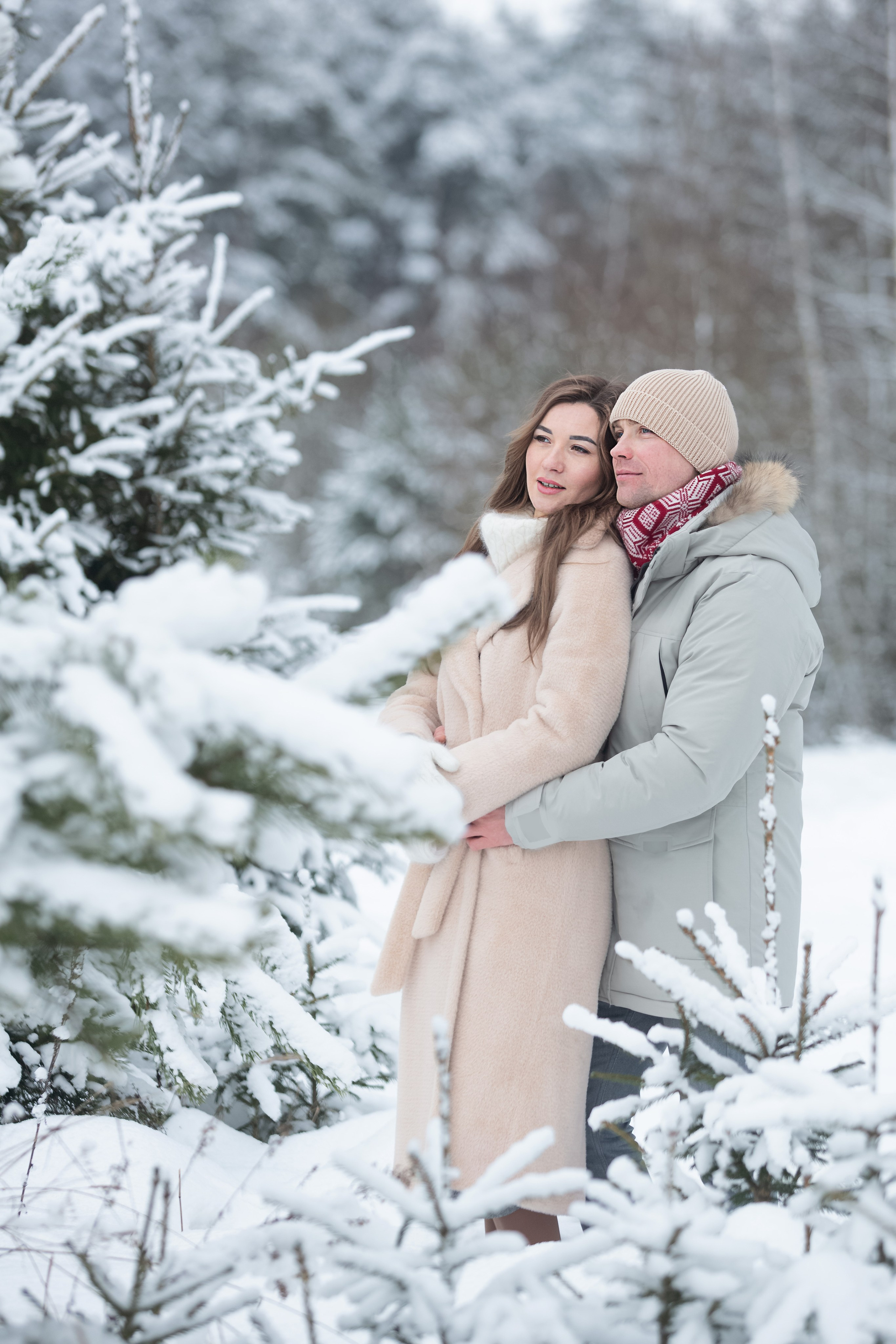 Снежный лес. Семейный и детский фотограф в Москве Юлия