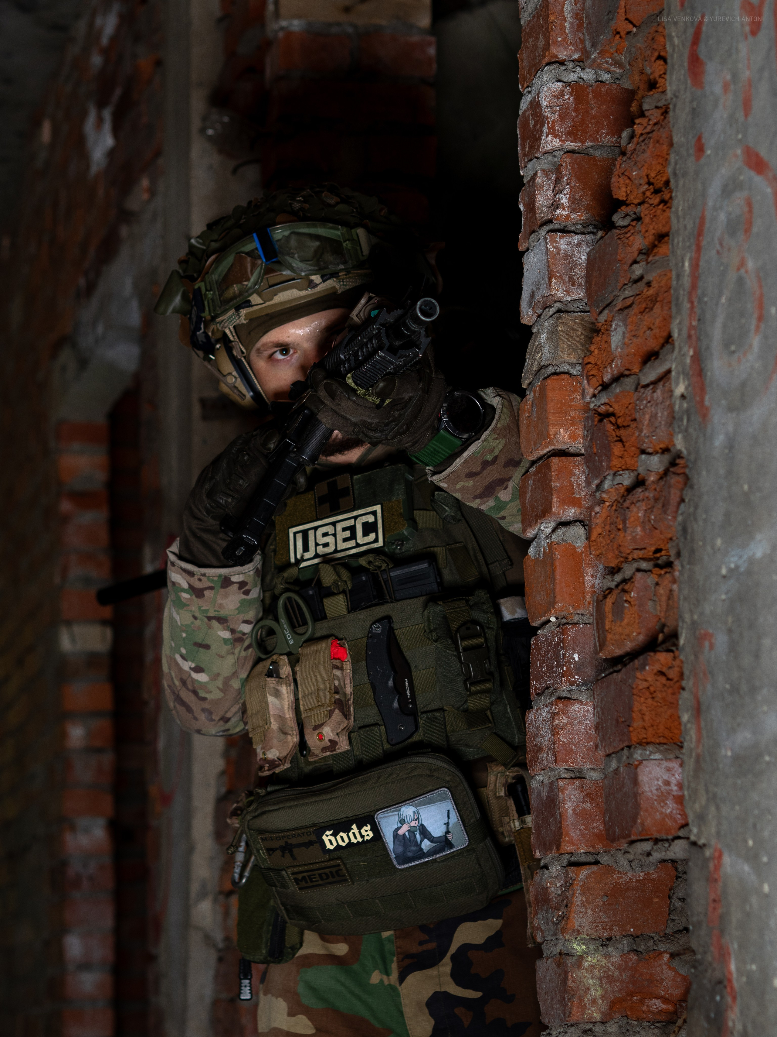 Милитари. Сайт портфолио двух профессиональных фотографов